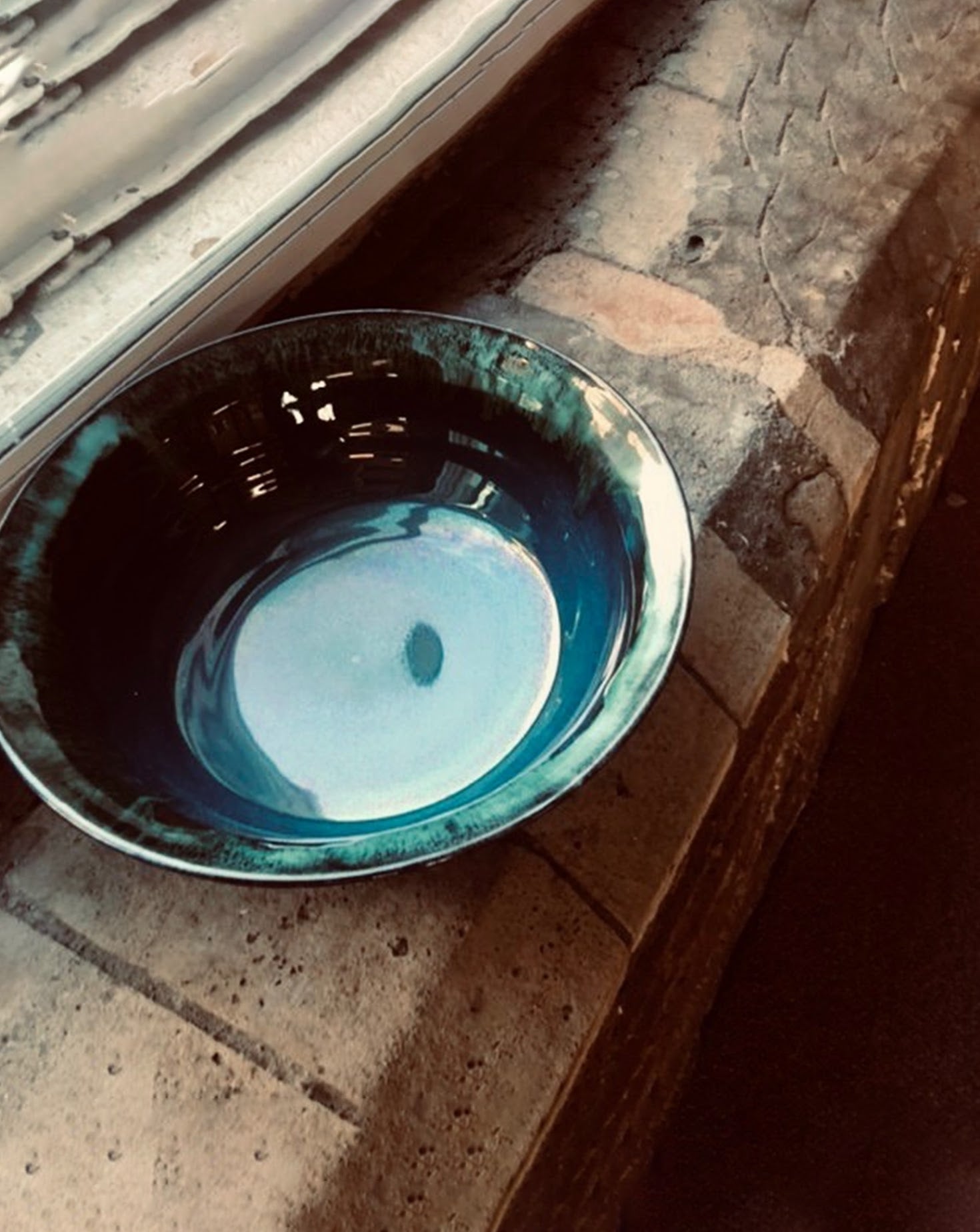 Skogafoss Waterfall Porcelain Bowl