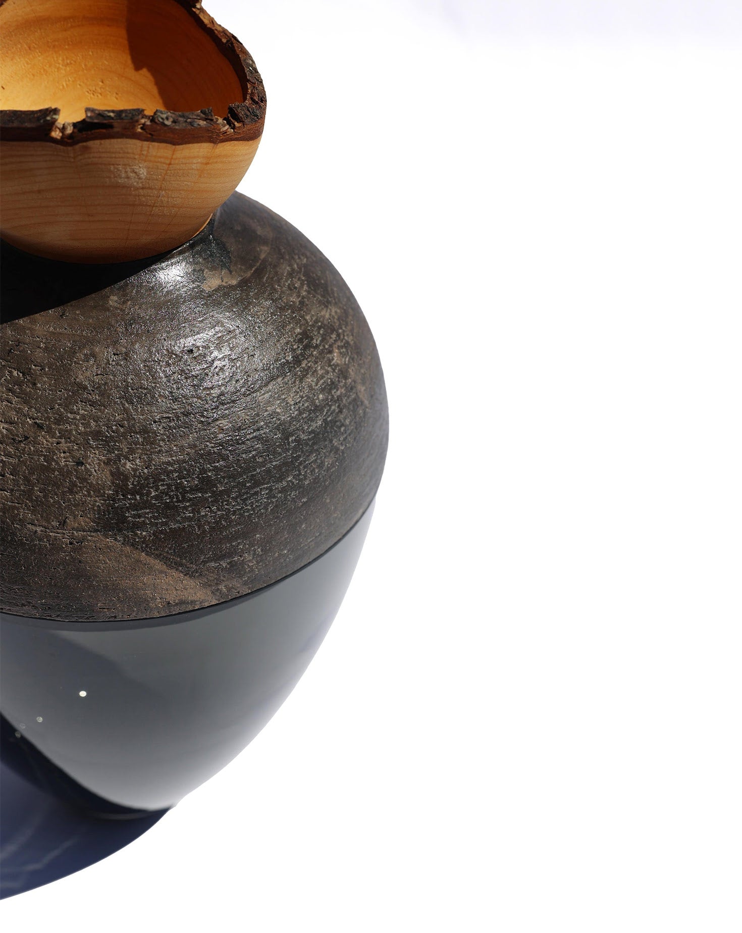 BUTTERFLY Glass and Ceramic Stacking Vessel