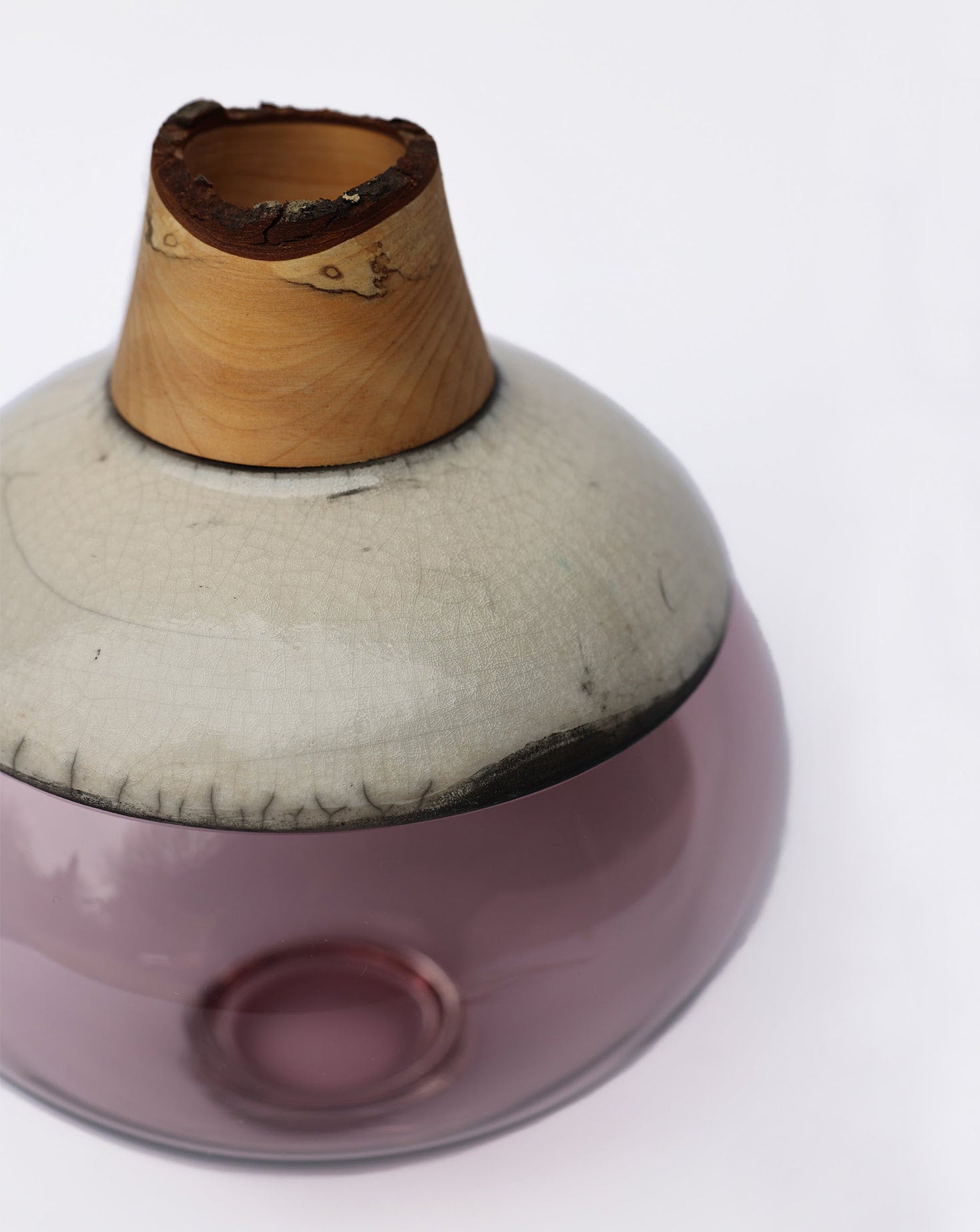 BUTTERFLY Glass and Ceramic Stacking Vessel