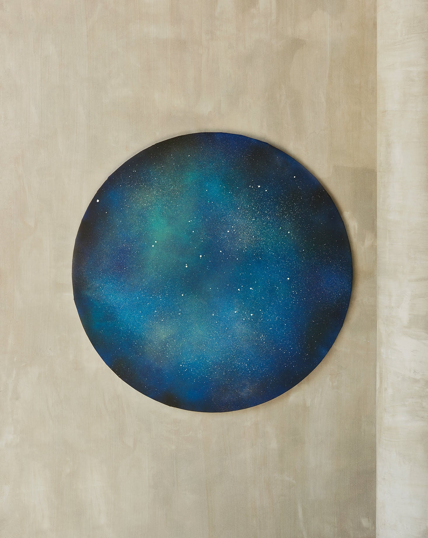 Blue Moon 2 Starry Canvas Wall Art