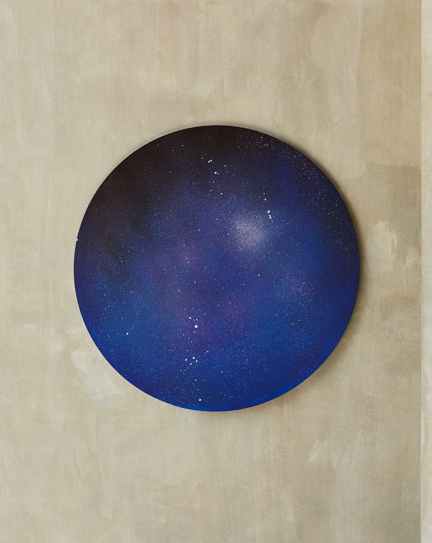 Blue Moon Canvas and Paint Wall Art