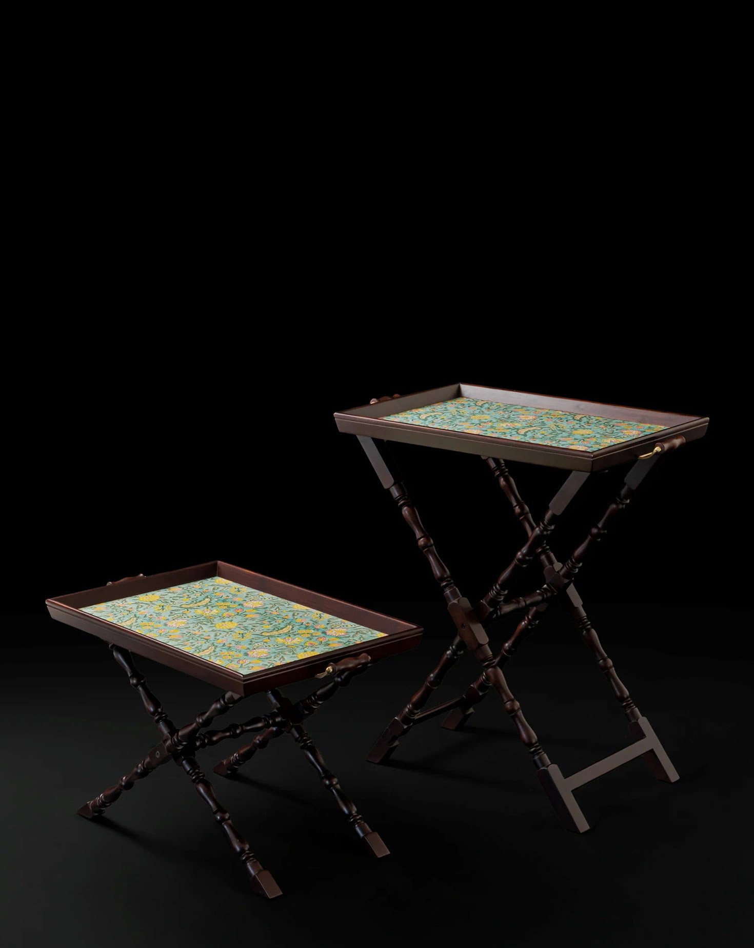 Booti Butler Brass Folding Tray Table