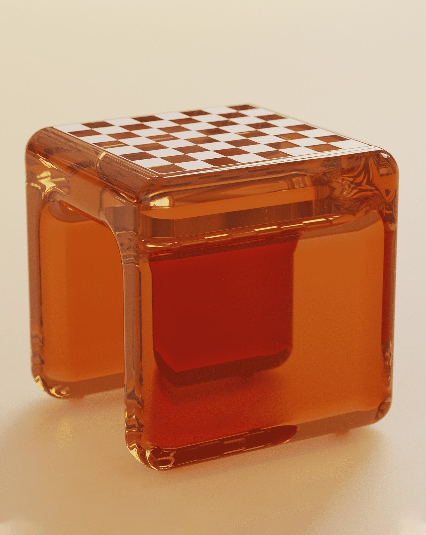 Candy Acrylic Resin Chess Table