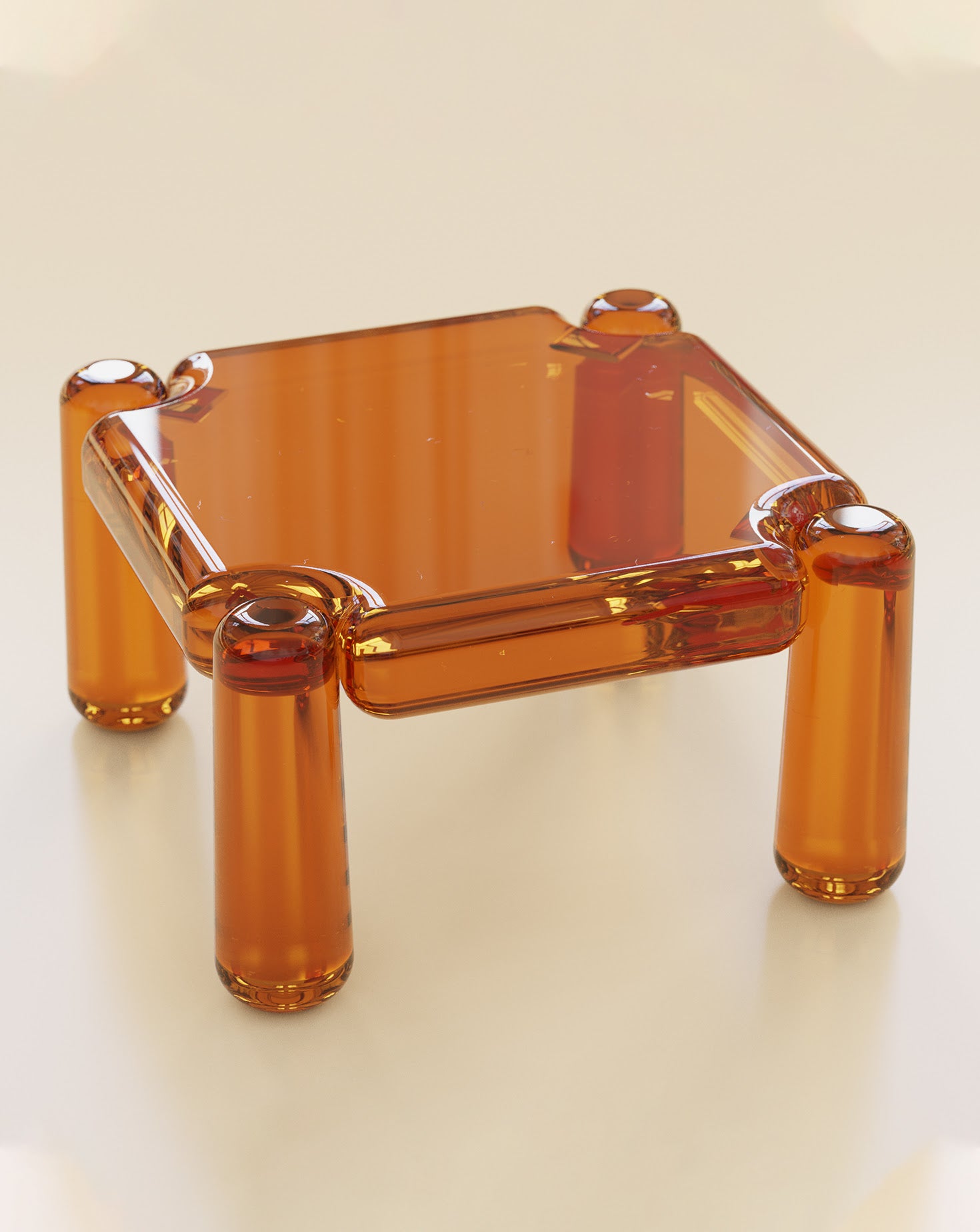 Candy Acrylic Resin Squared Table