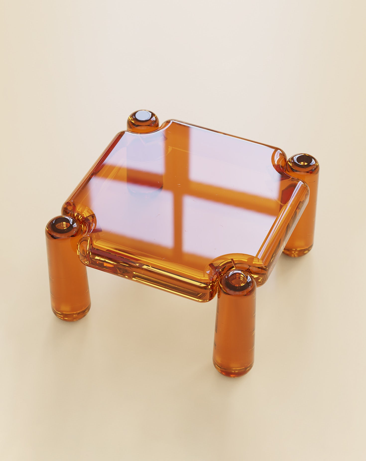 Candy Acrylic Resin Squared Table