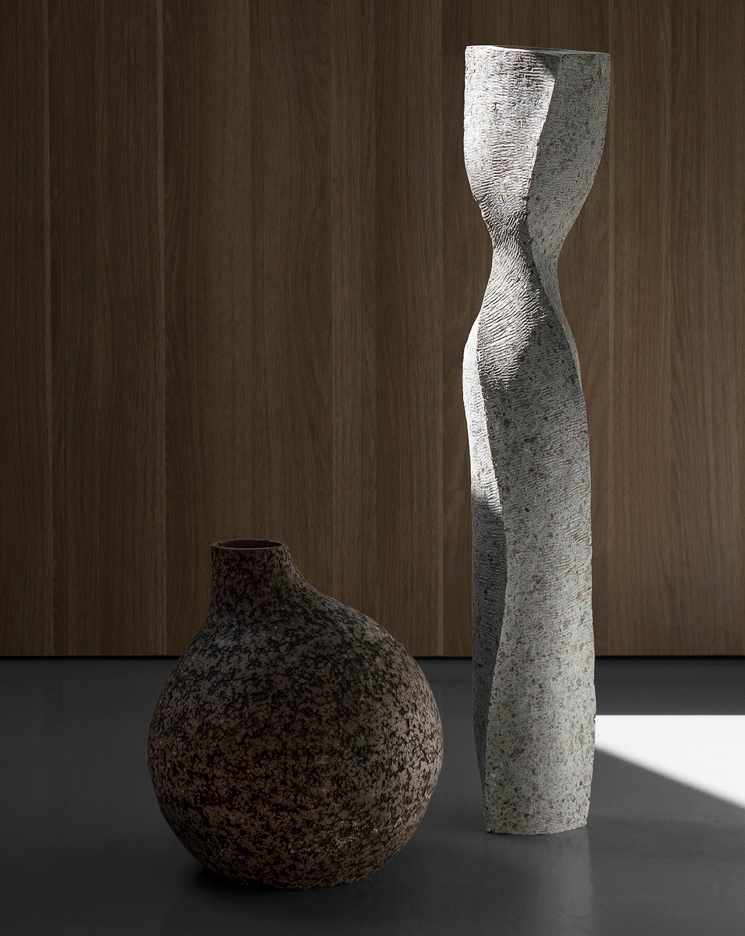 Column Grey Vase