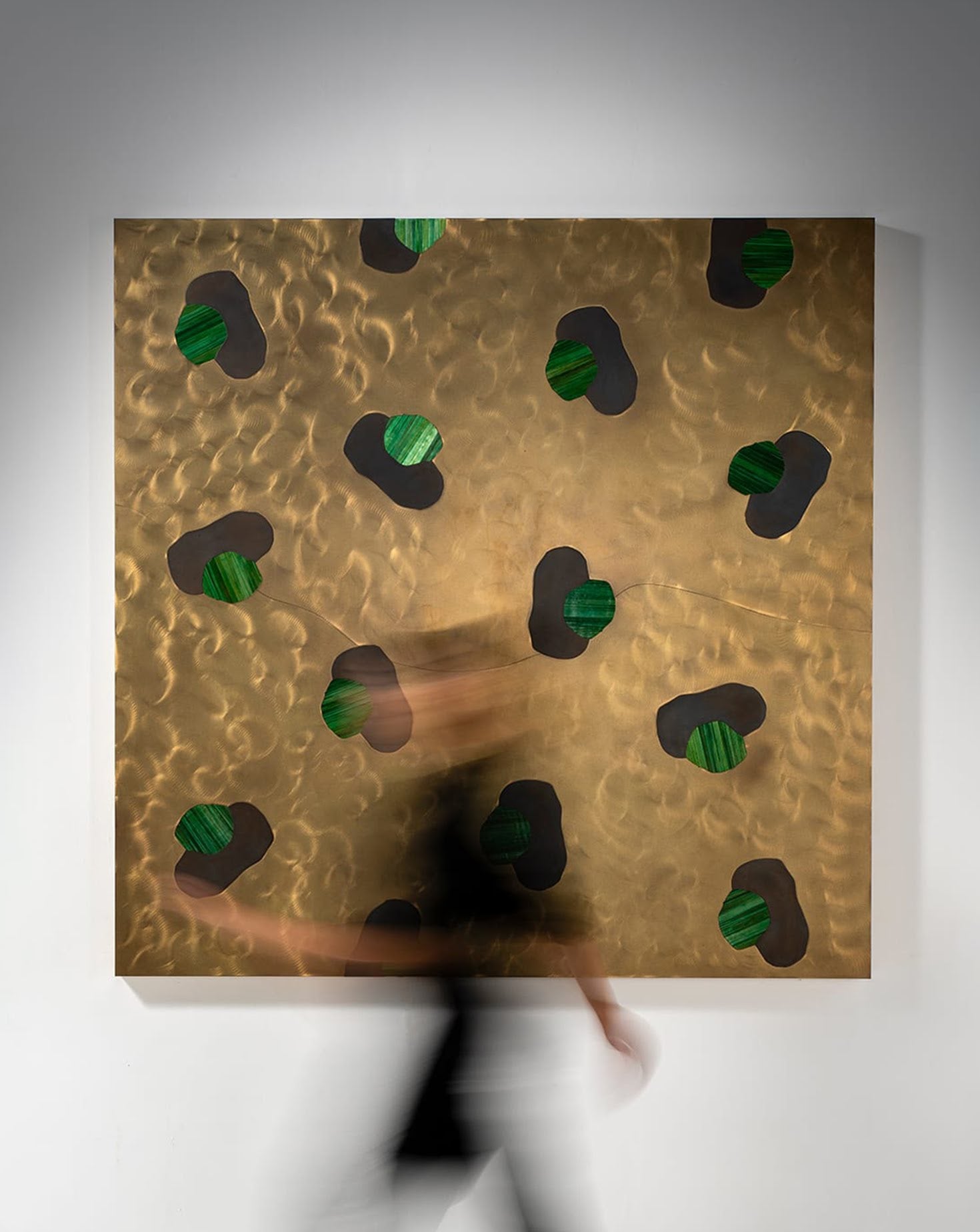Dreamform 2 Brass and Straw Wall Art