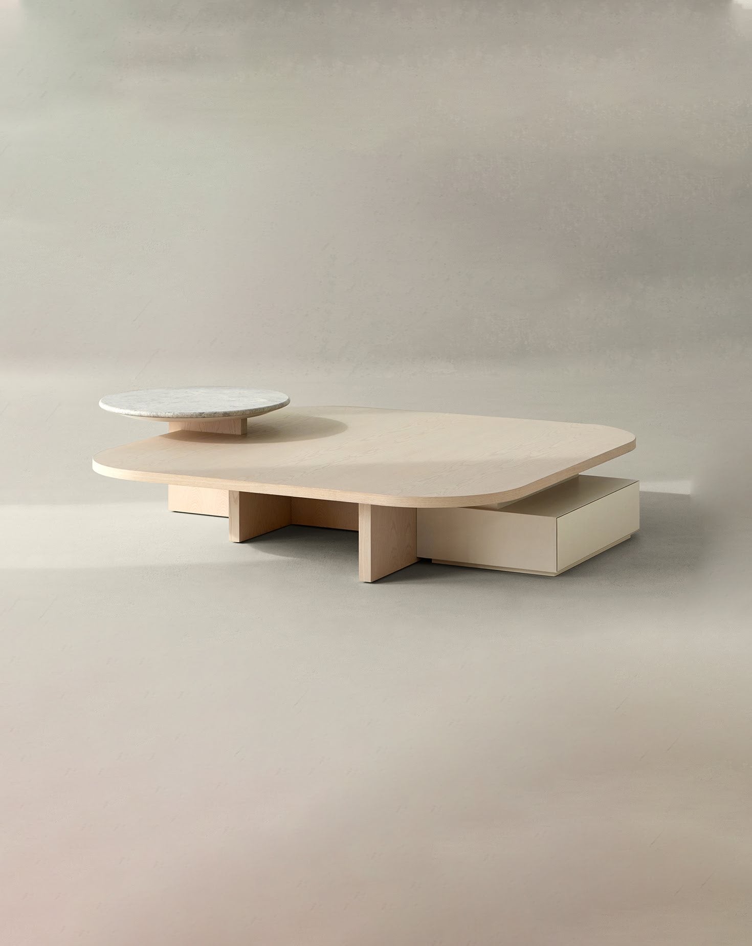 Estrato-L Shaped Coffee Table