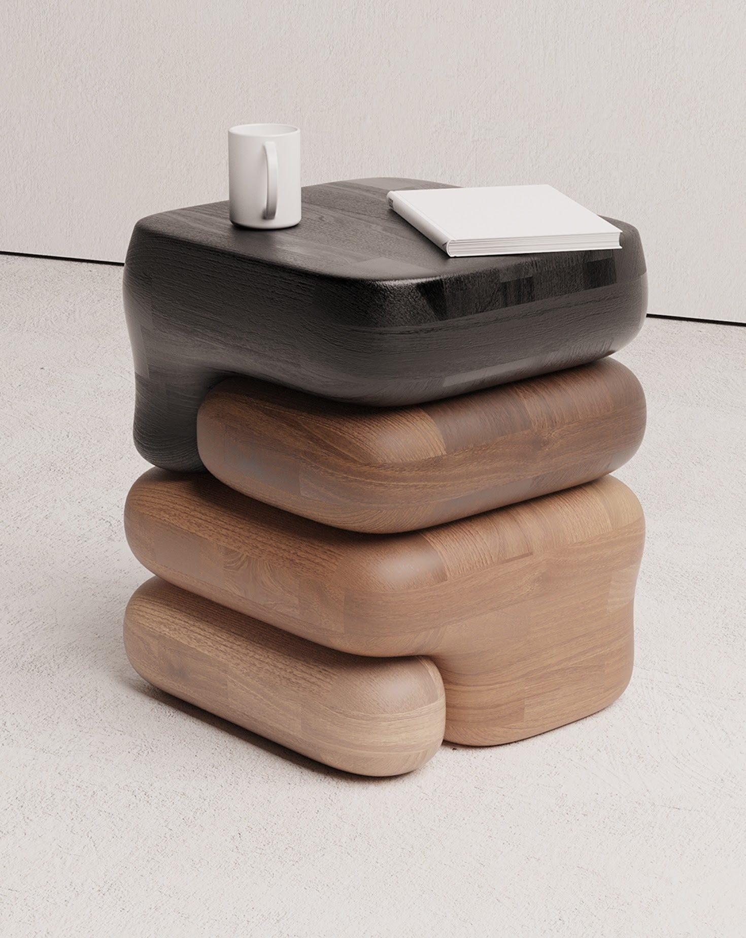 Gradient 01 Wood Side Table