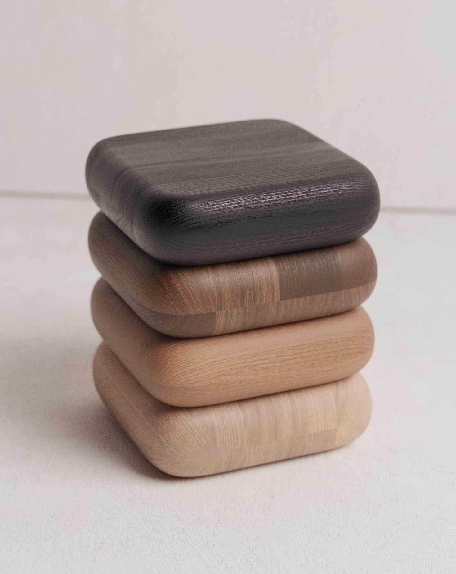 Gradient 02 Wood Side Table