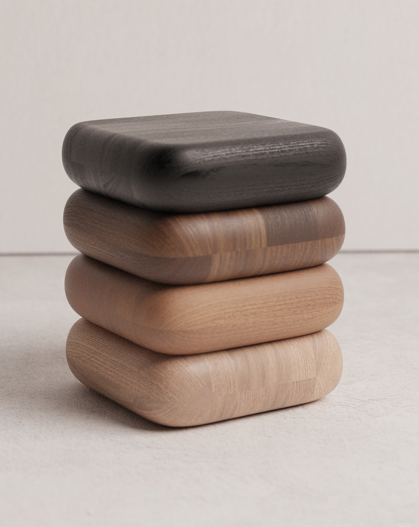 Gradient 02 Wood Side Table