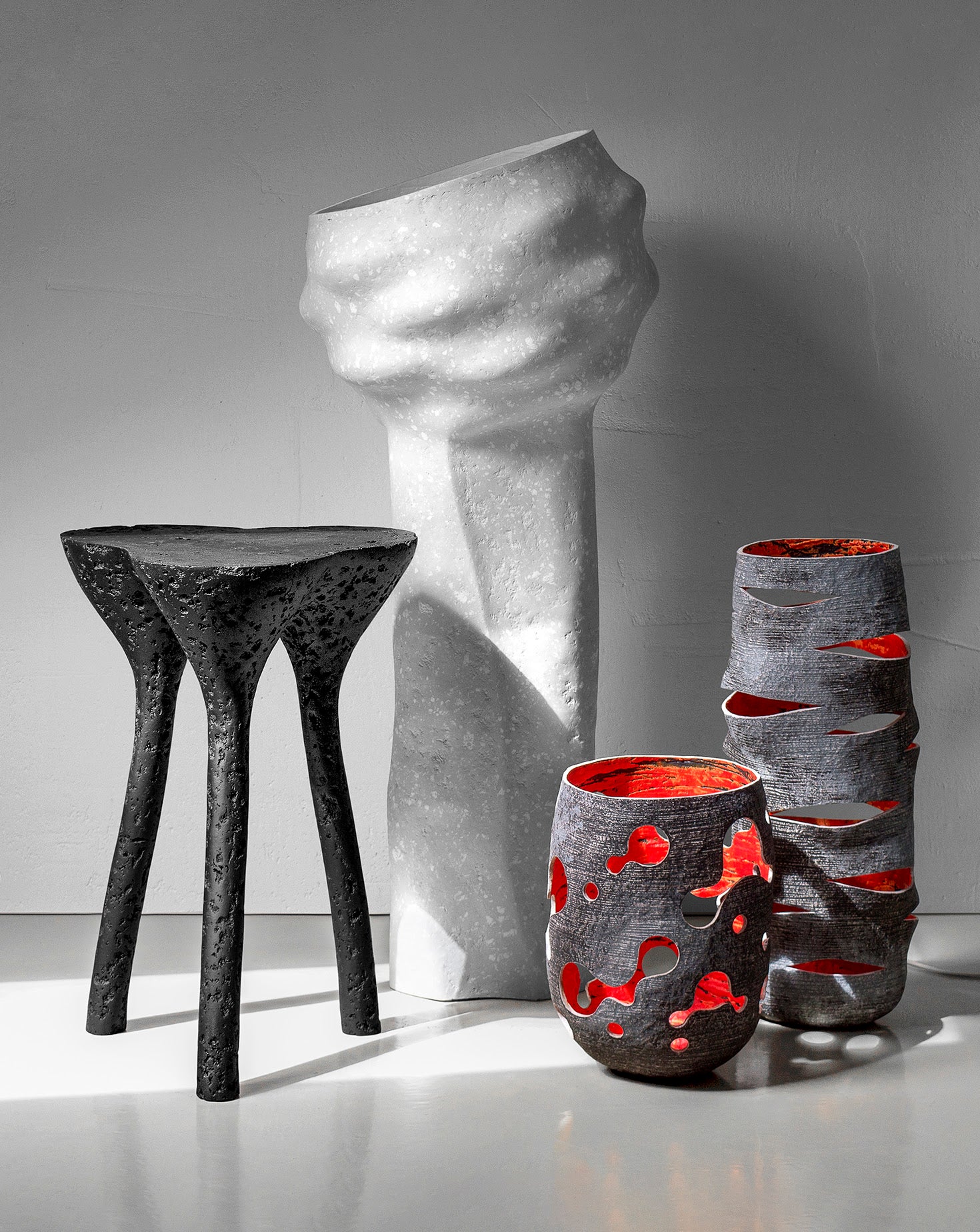 High Candle Lantern Accent Vase