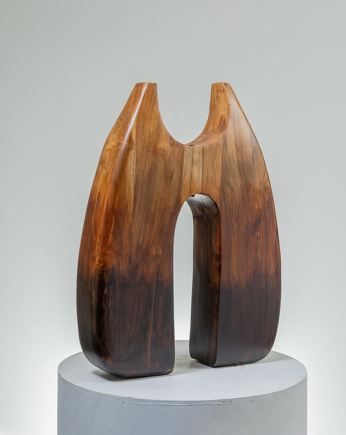 IDIKA 03 Teak Wood Sculptural Vase