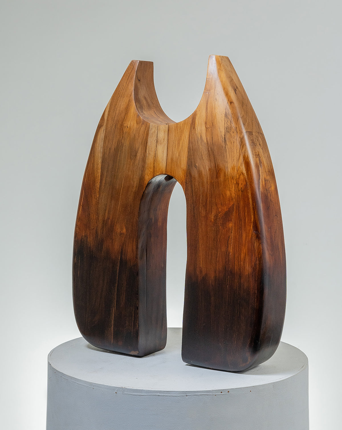 IDIKA 03 Teak Wood Sculptural Vase