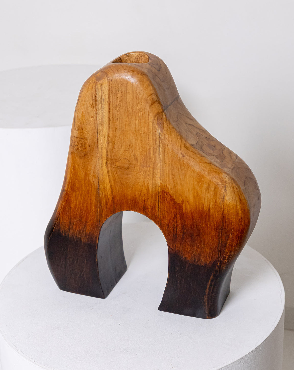 IDIKA 04 Teak Wood Sculptural Vase