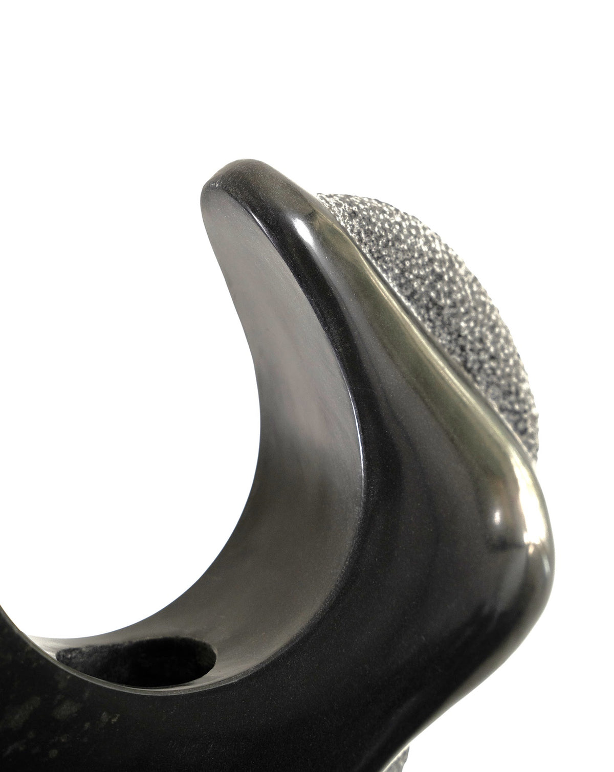 ILISHA 01 Black Marble Sculptural Vase