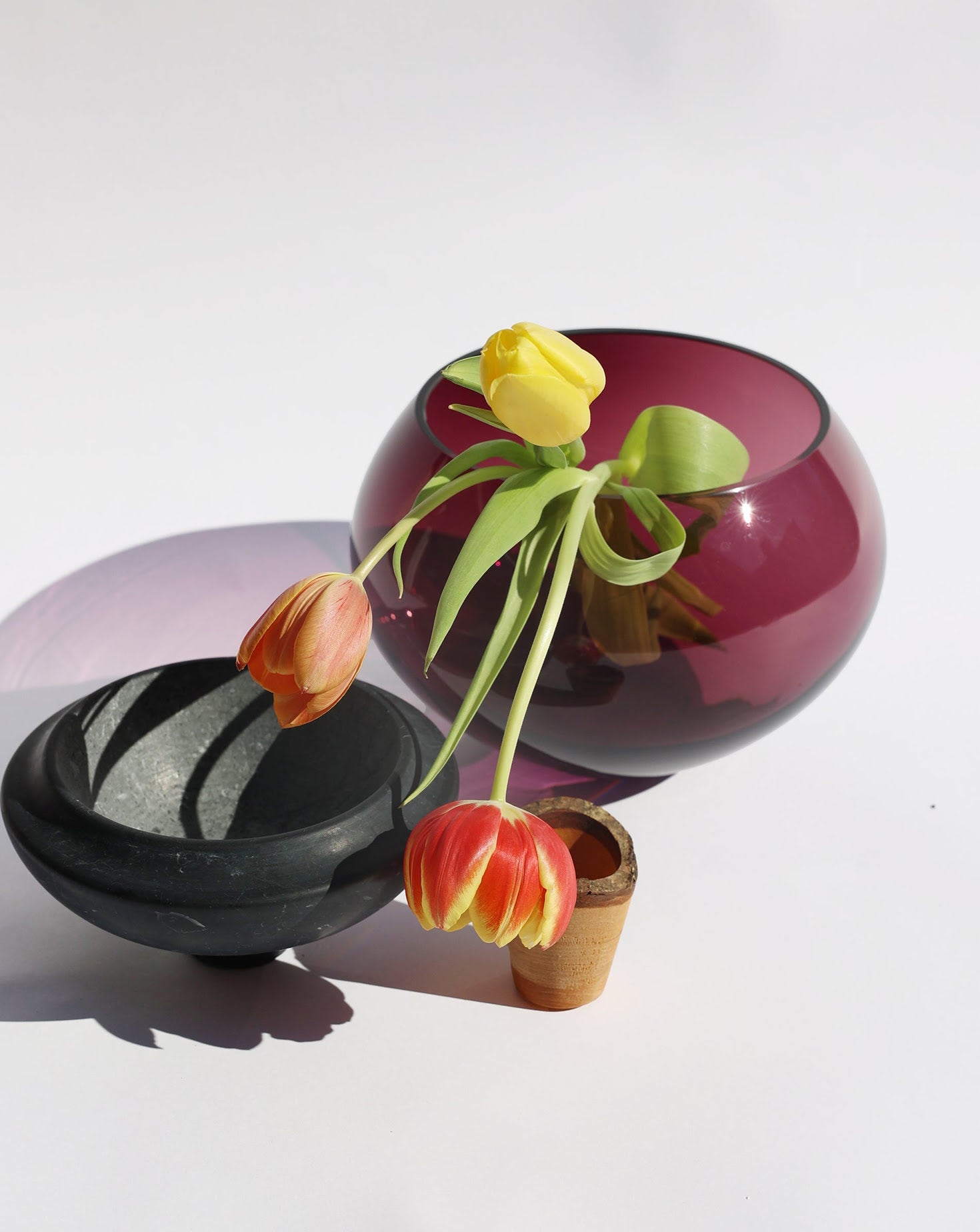 ISTANBUL Glass and Marble Stacking Vessel