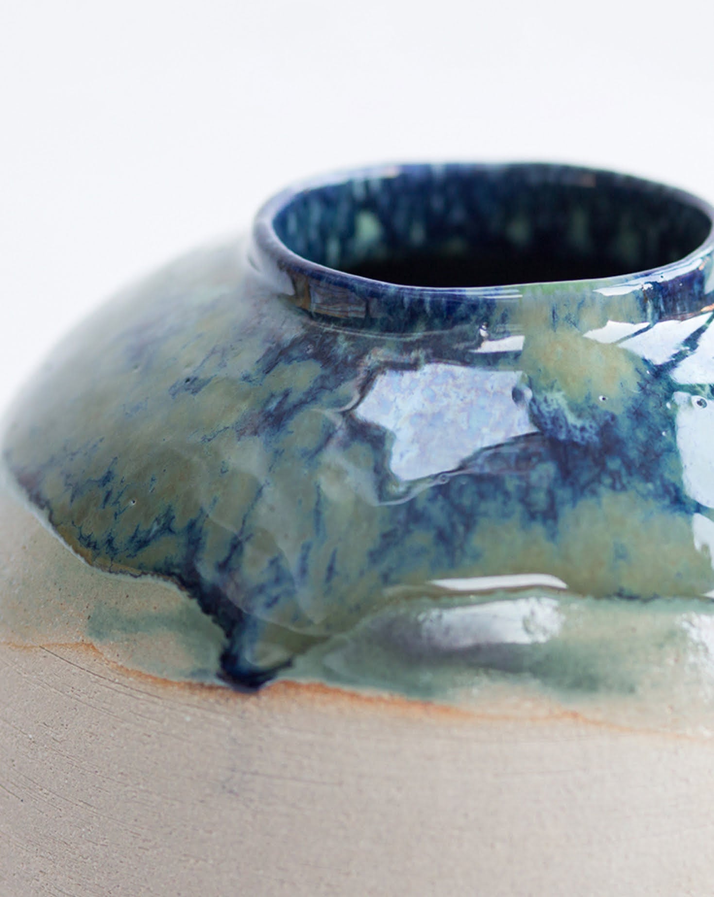 Large Jurassic Moon Jar Vessel