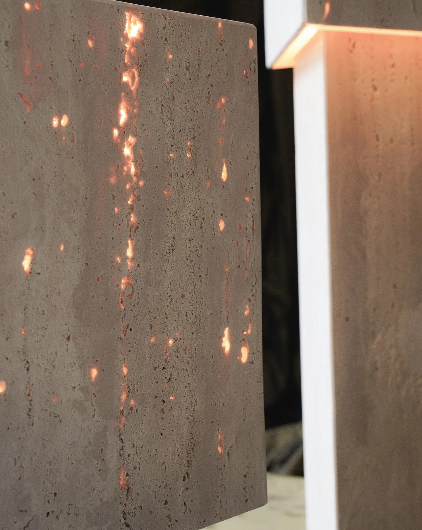 Lucentia Travertine Table Lamp