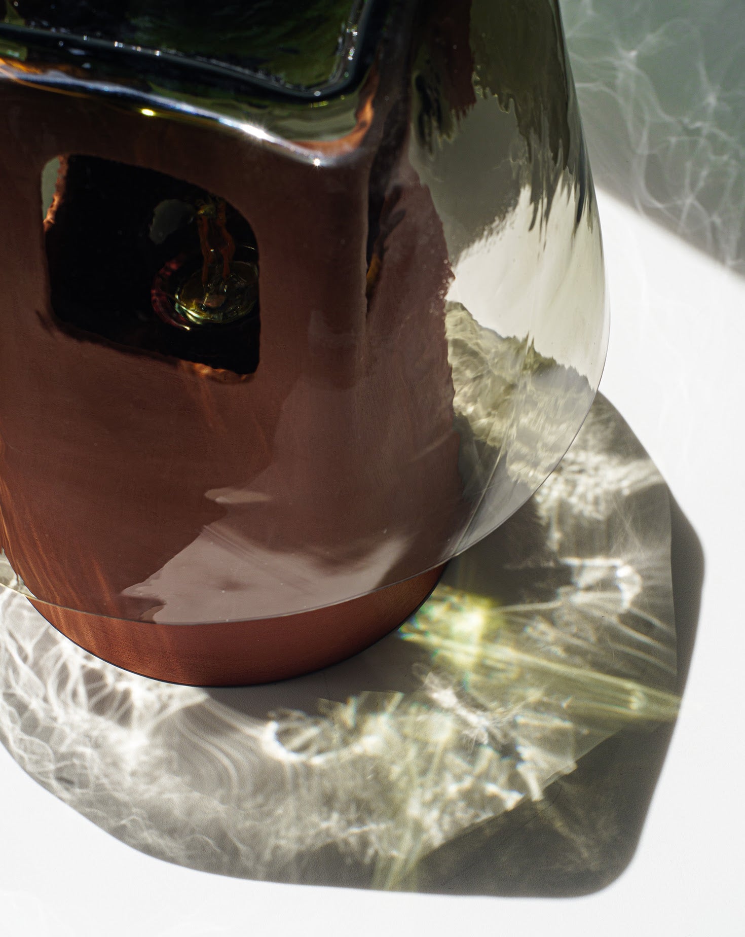 Mesia Ceramics and Glass Table Lamp