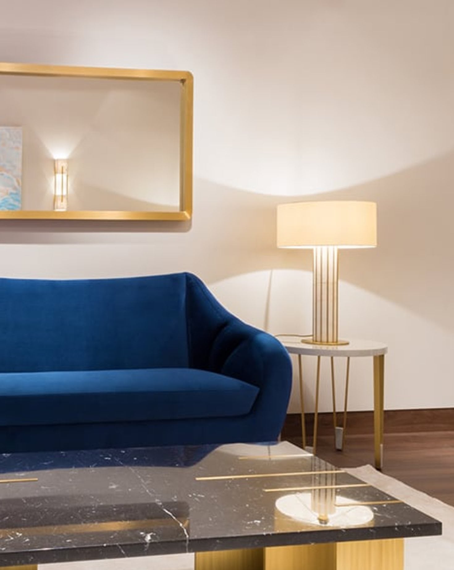 Seagram Marble Table Lamp