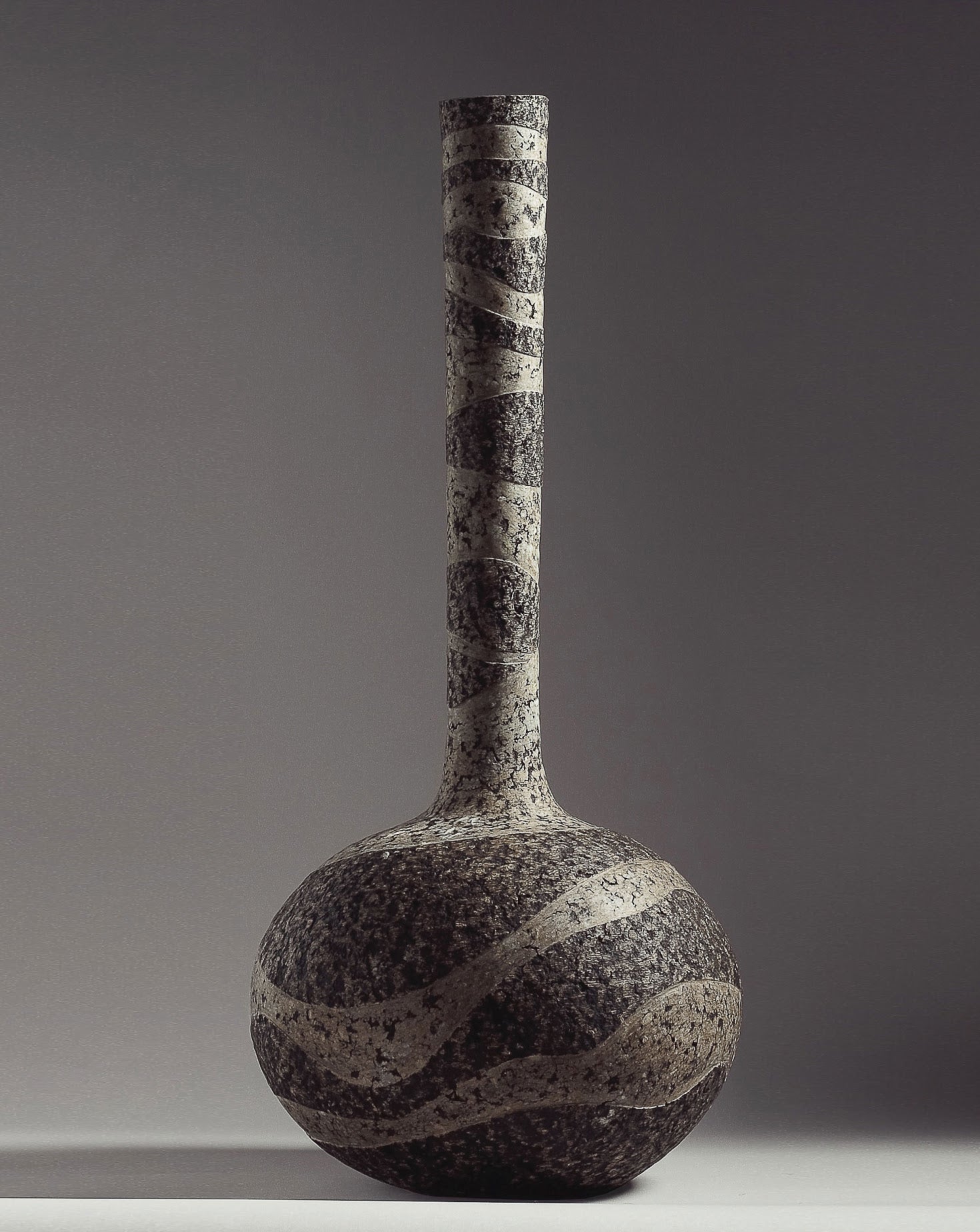 Orion Warm Grey Vase