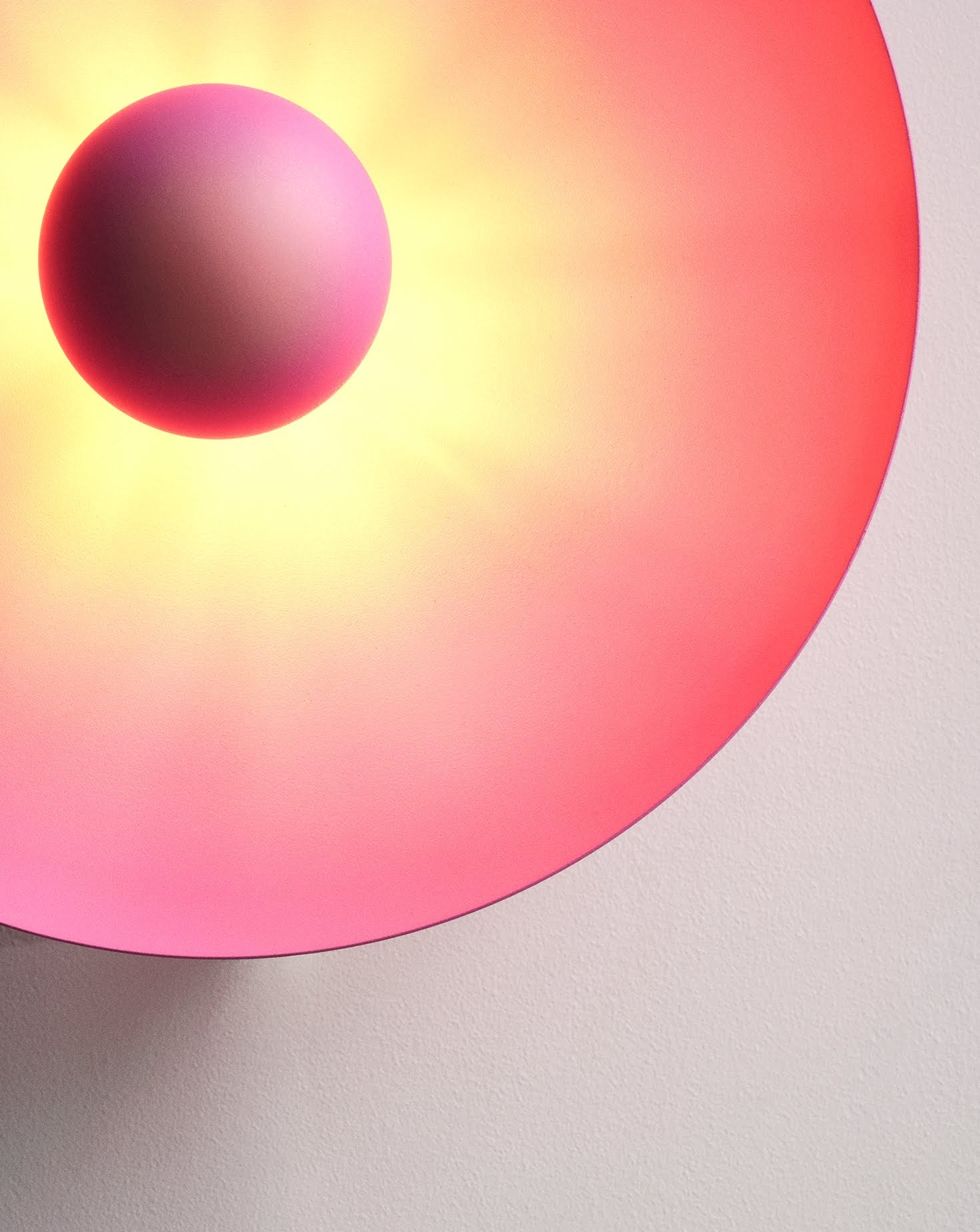 Moon Light Aluminium Wall Light