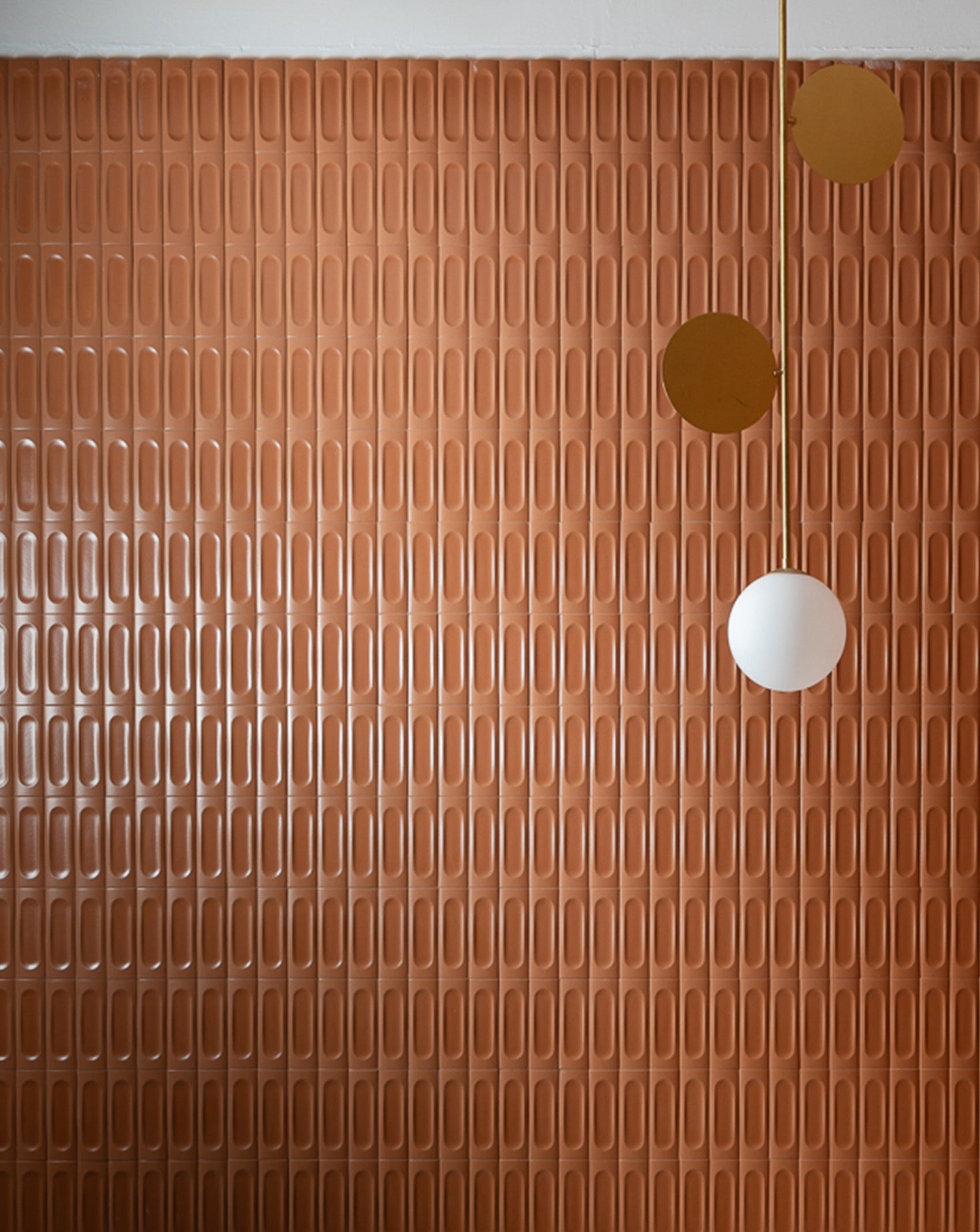 Plates Handmade Glass Pendant