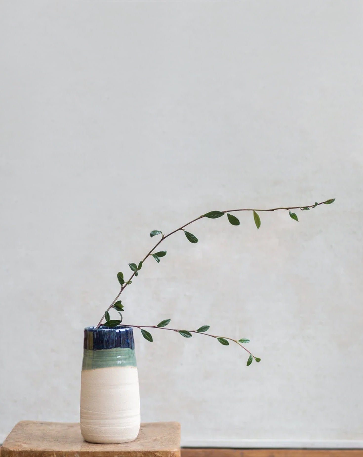 Rockpool White Stoneware Vase