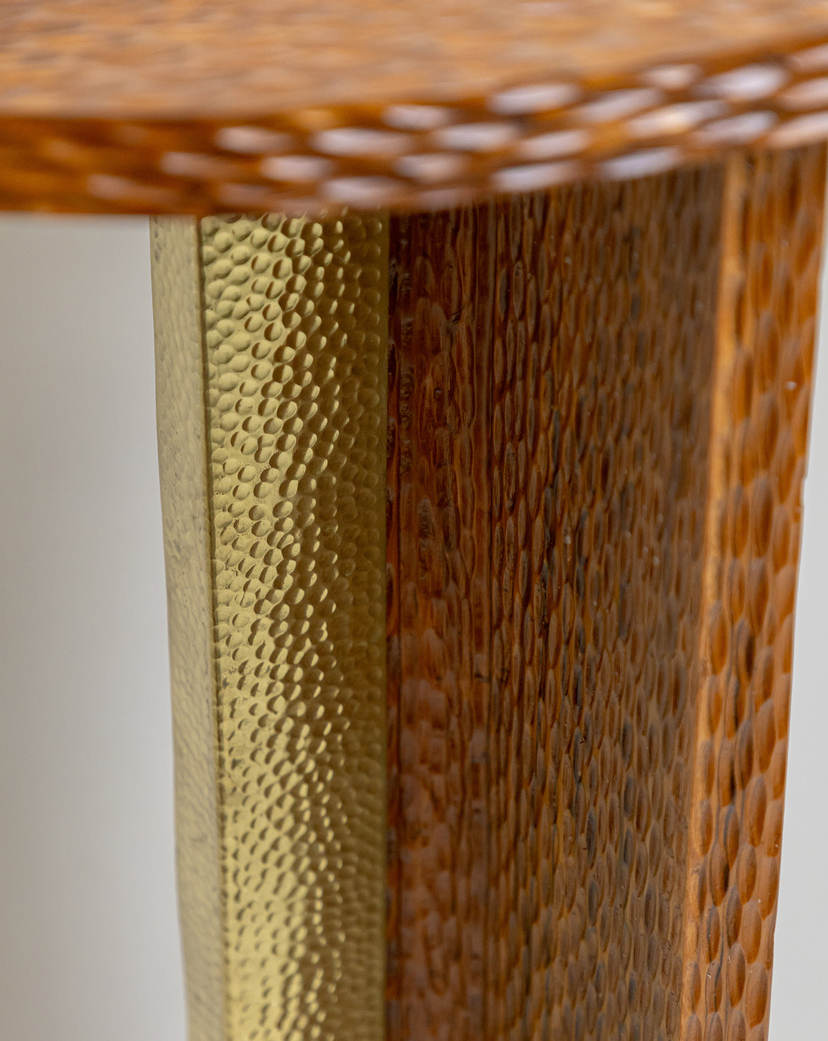 Statement entryway furniture by Art Attaichi, blending traditional craft with contemporary form