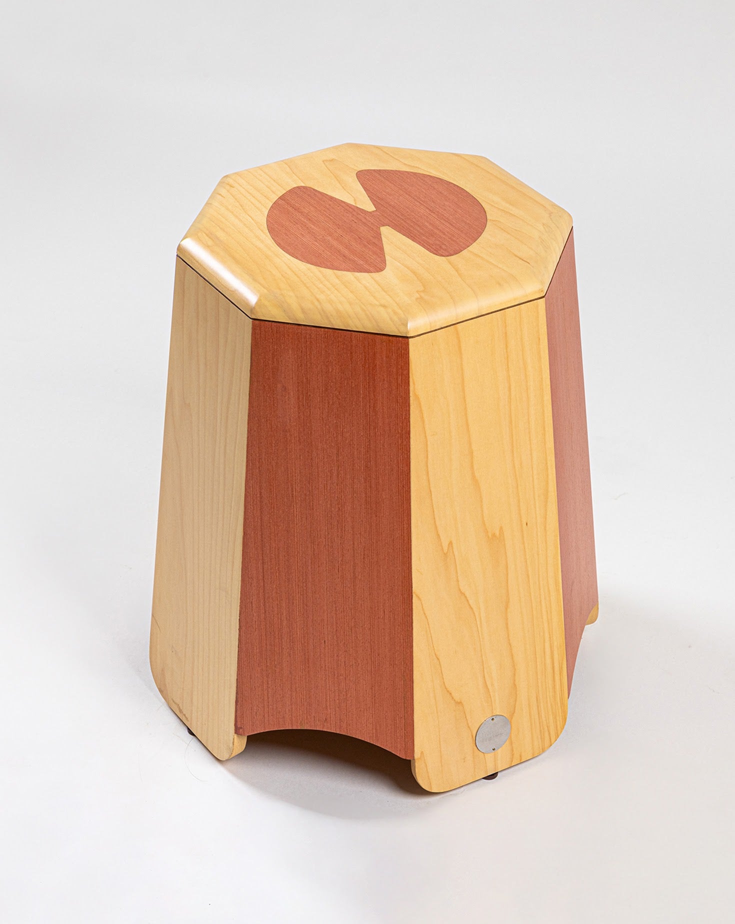 Saif Natual Wood Stool