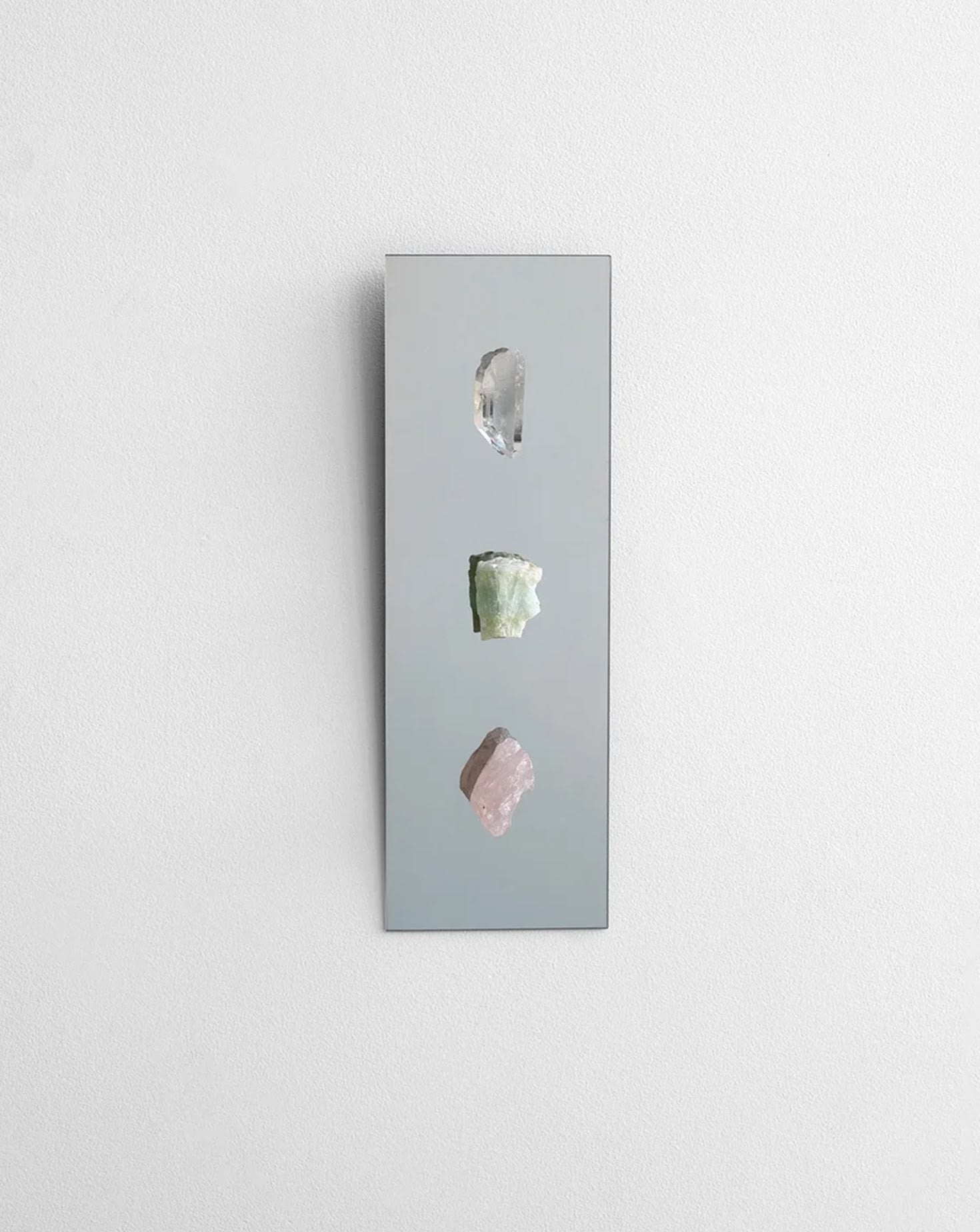 Sculptural Crystal Wall Mirror No. 4