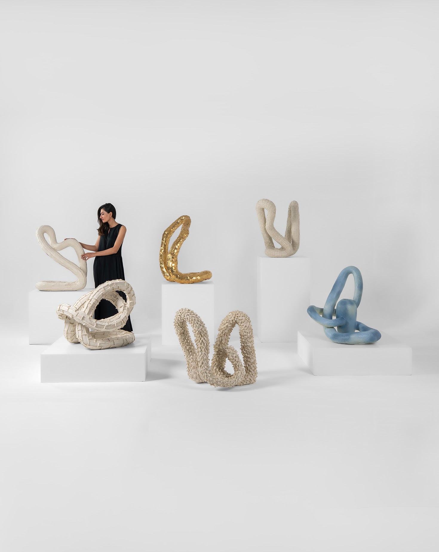 Fabric on Papier-mâché Sculpture 05