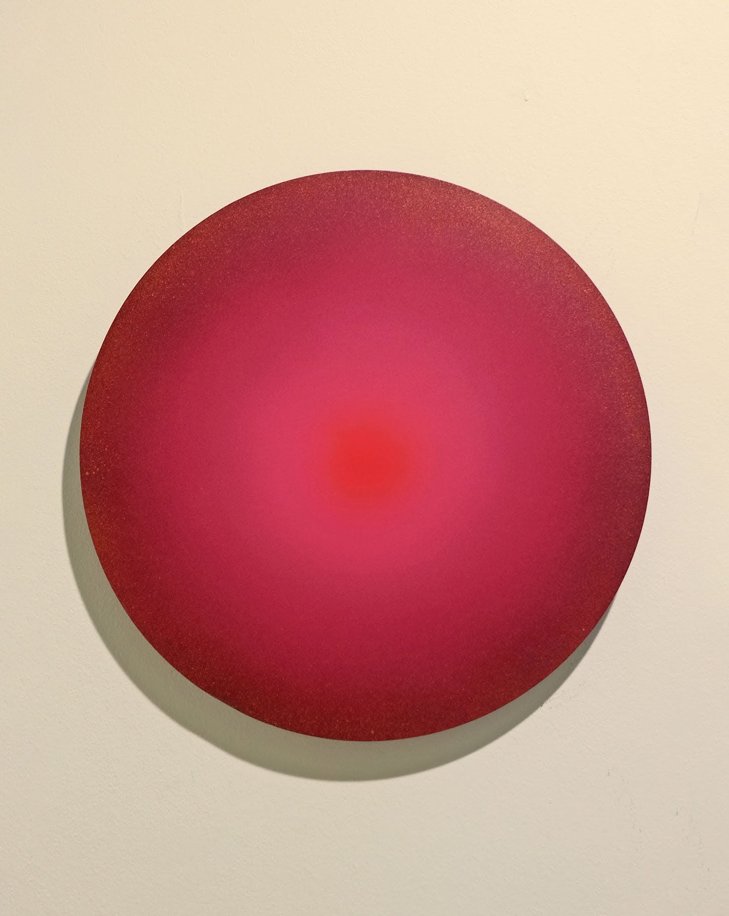 Soft Dot Hot Pink Acrylic Paint Wall Art