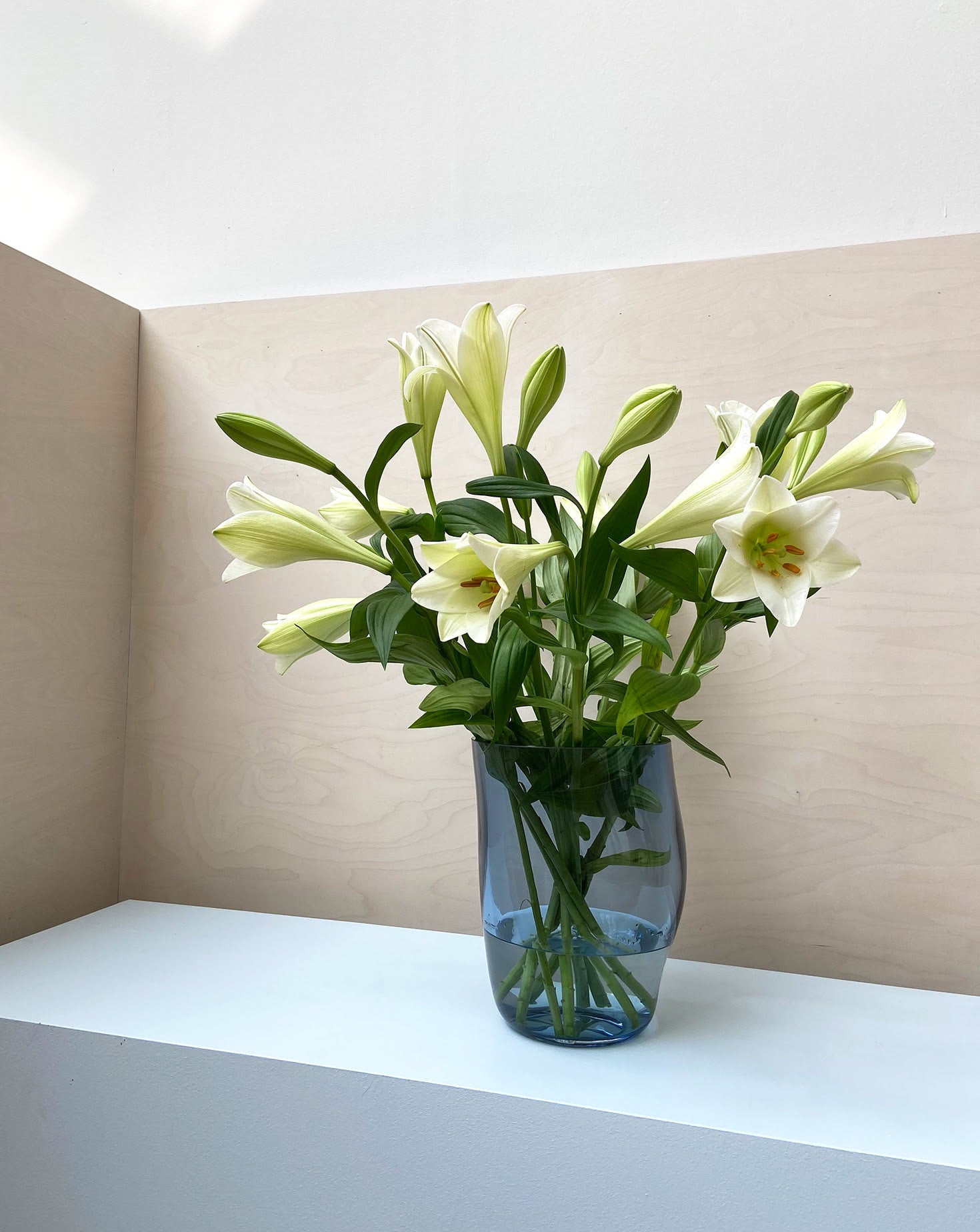 Supernova II Steel Blue Vase