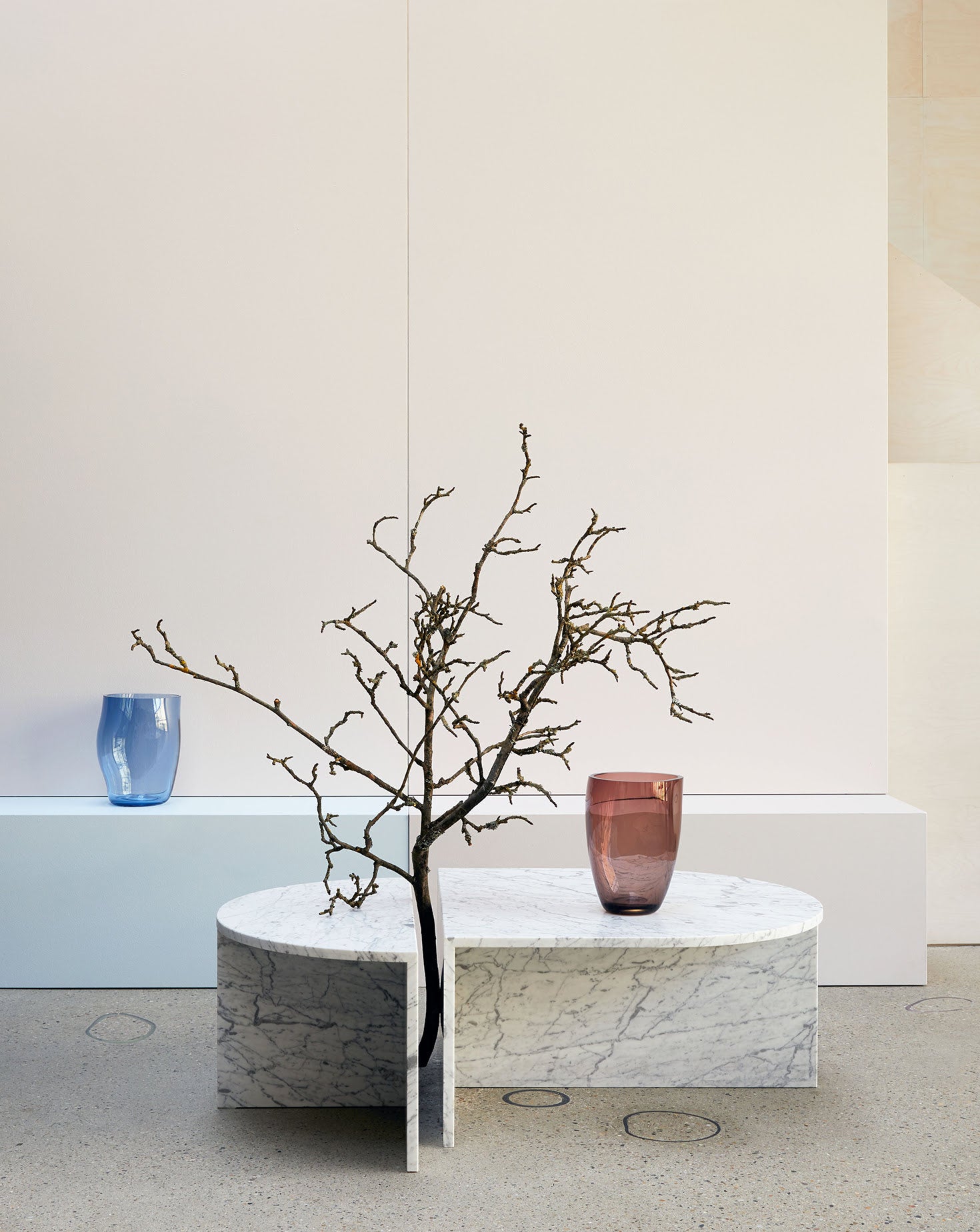 Supernova II Steel Blue Vase