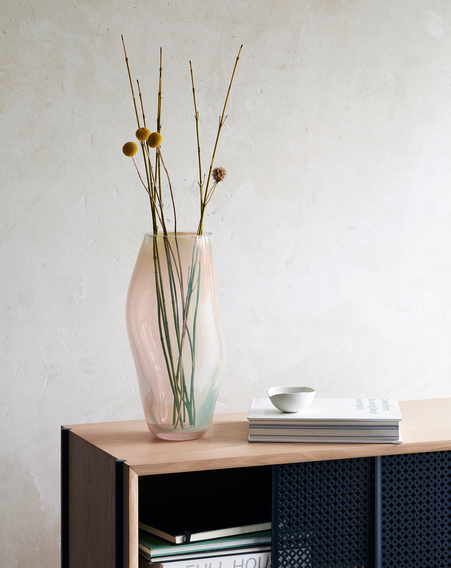 Supernova IV Amber Iridescent Vase