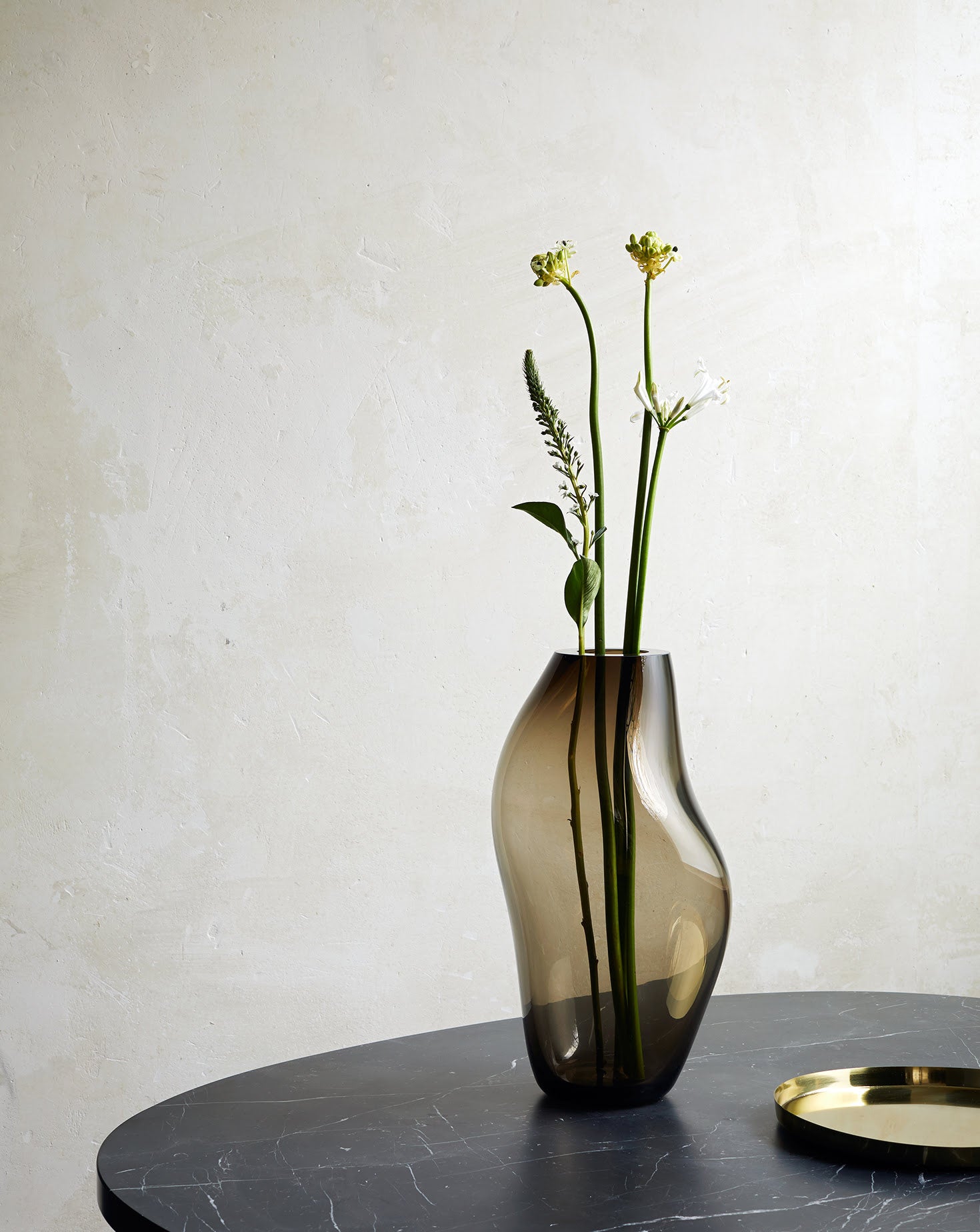 Supernova IV Silver Smoke Vase