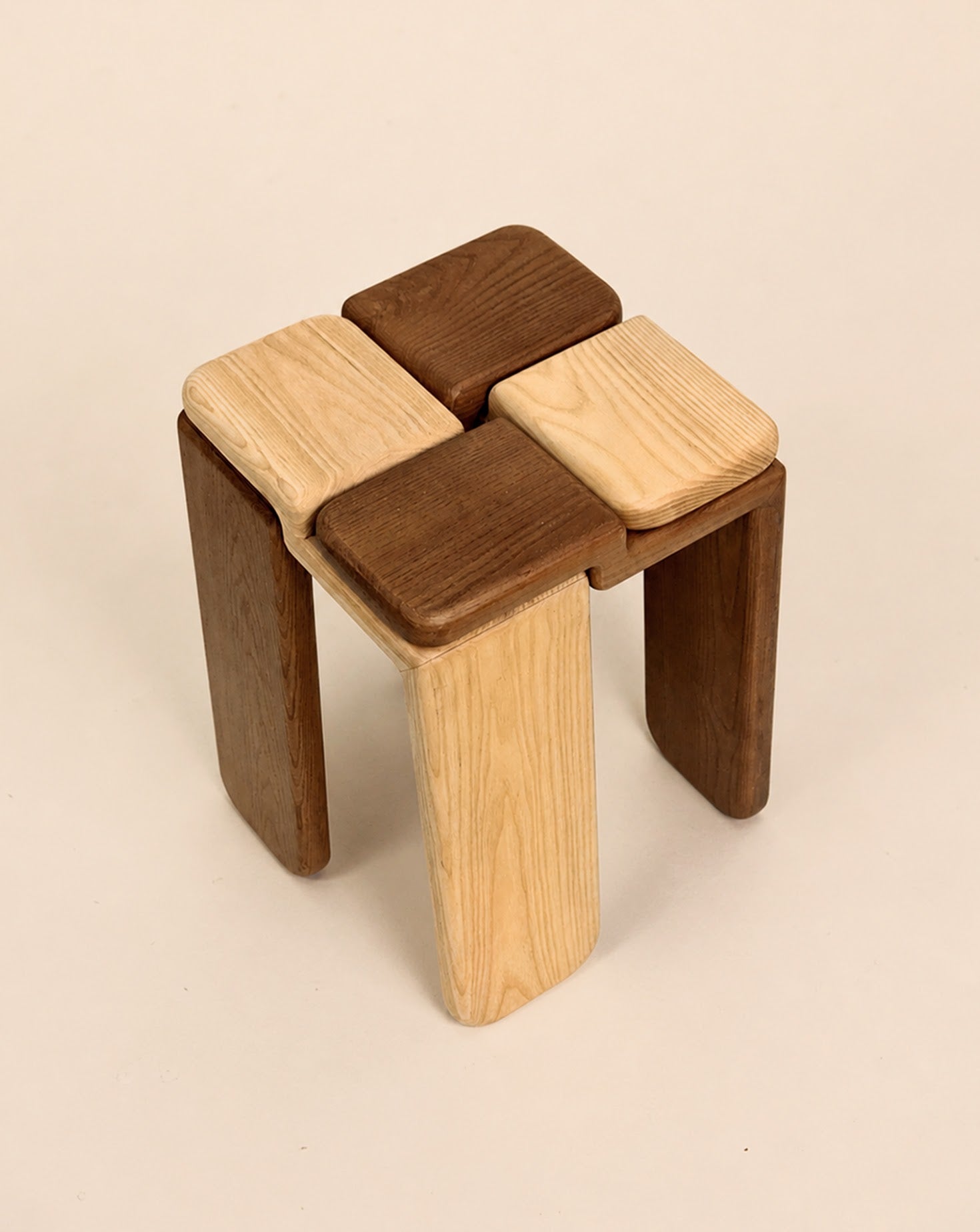 The Knot Wood Stool