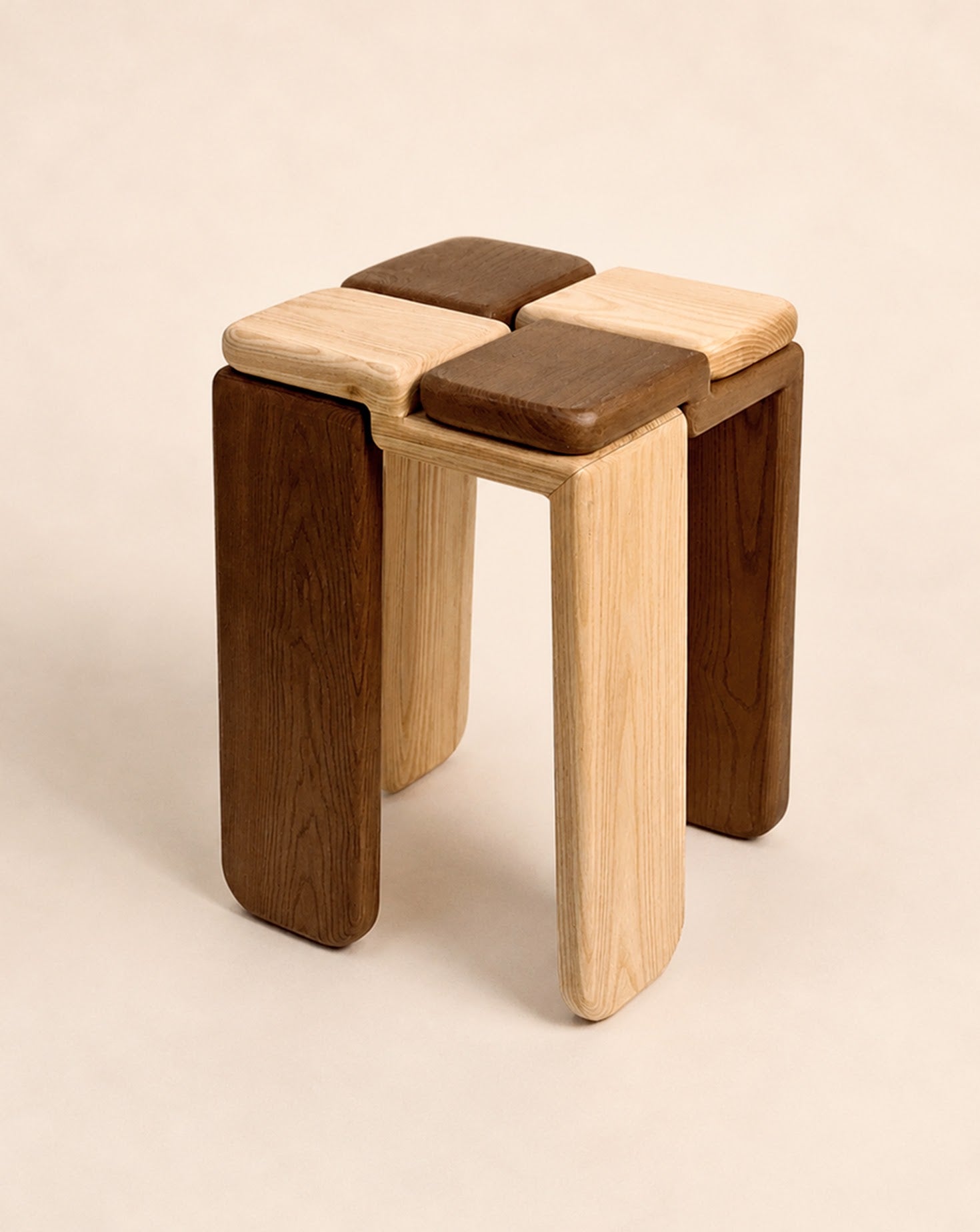 The Knot Wood Stool