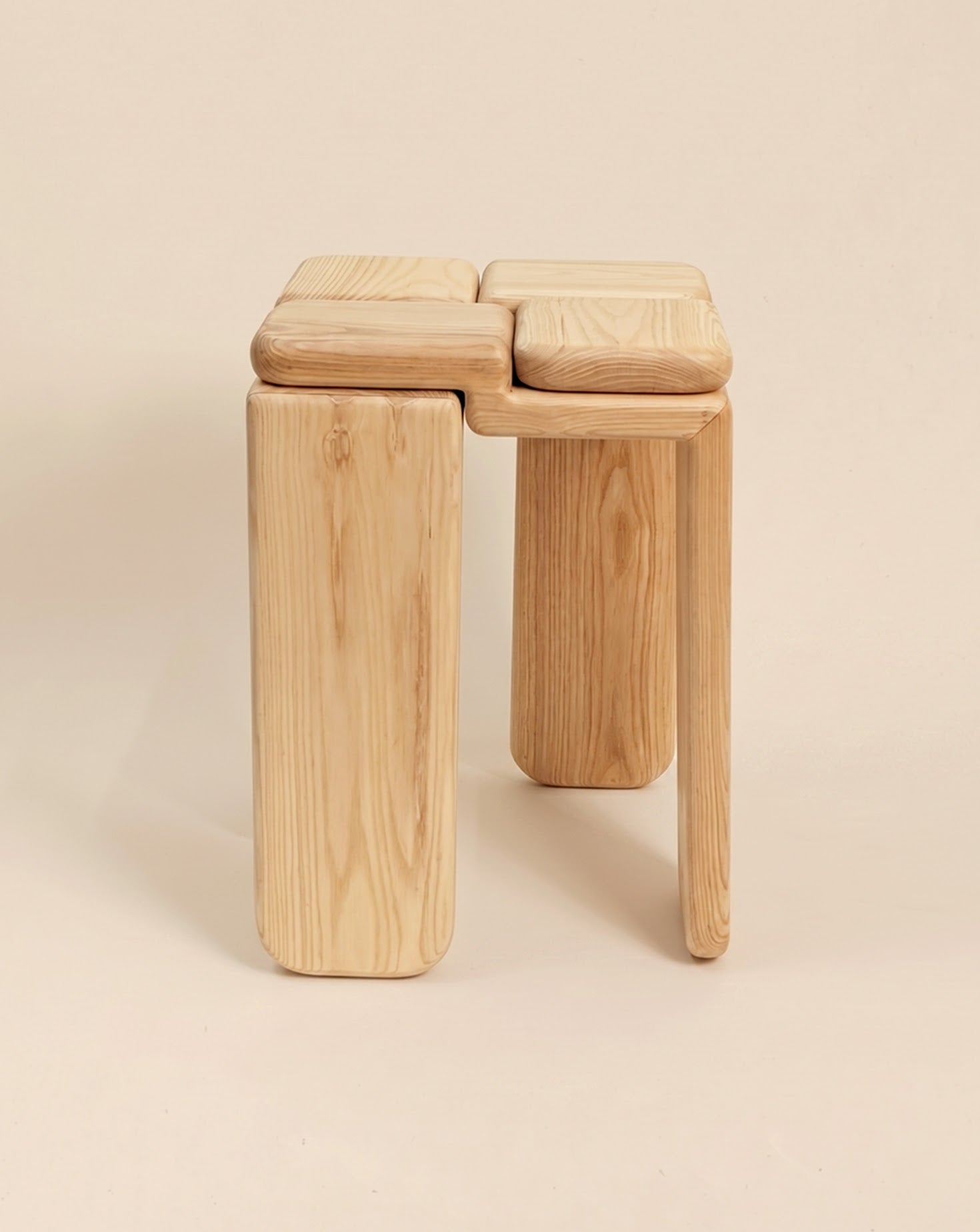 The Knot Wood Stool
