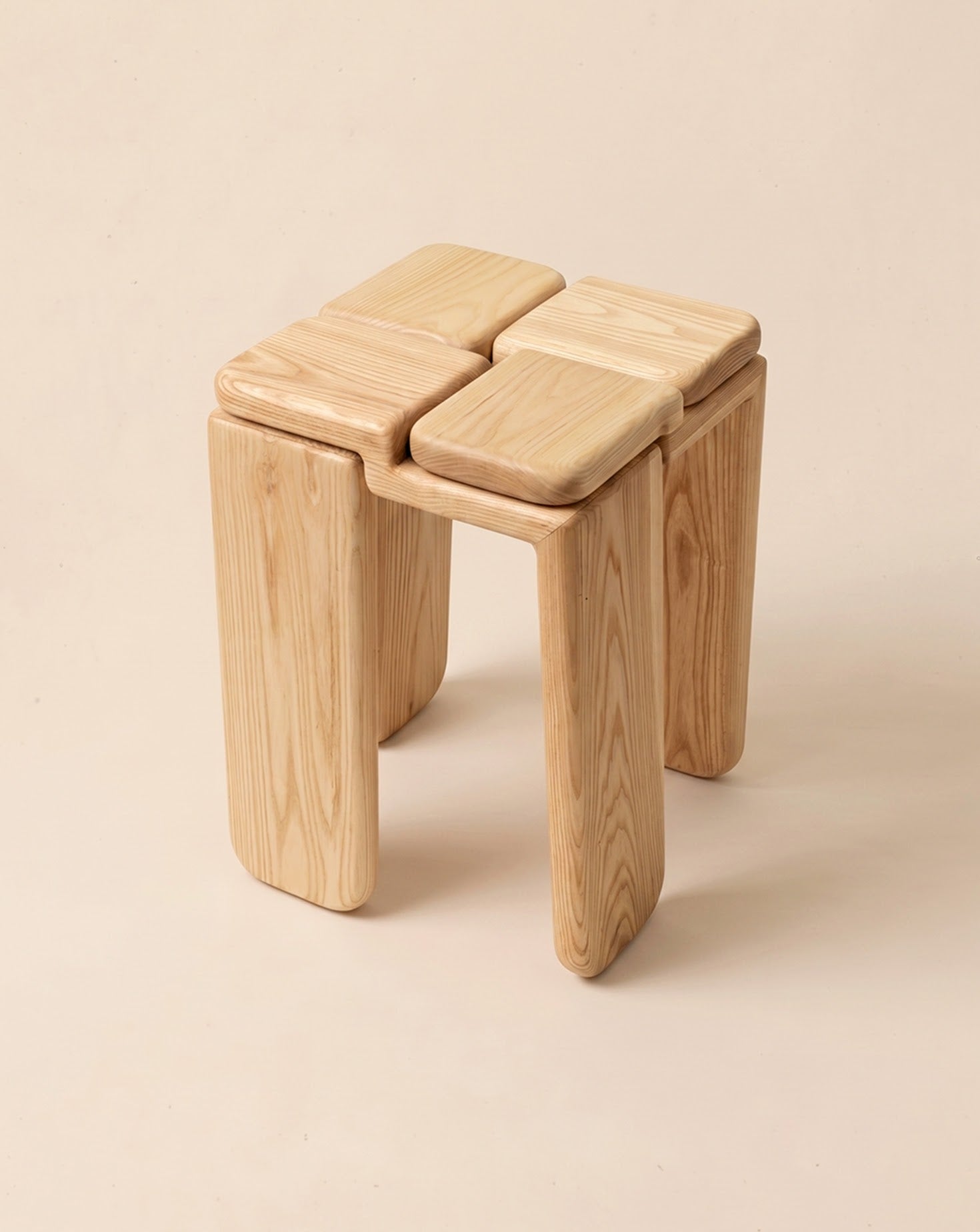 The Knot Wood Stool