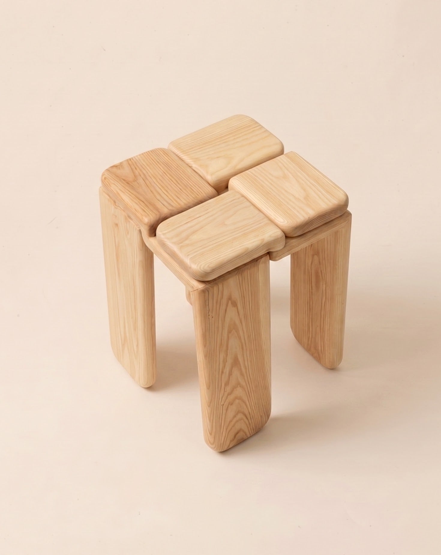 The Knot Wood Stool