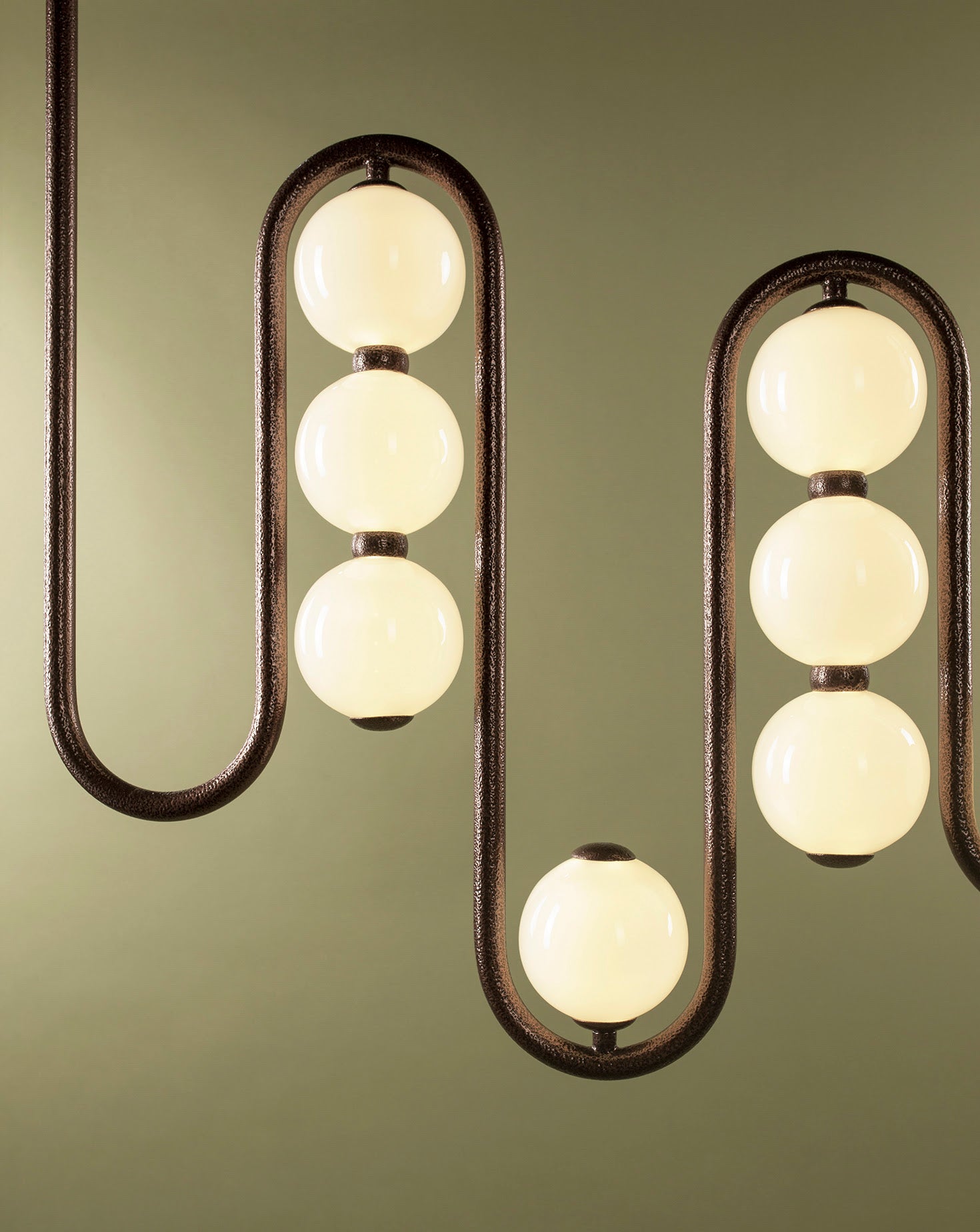 The Frequency Powder-coated Mild Steel Pendant Light