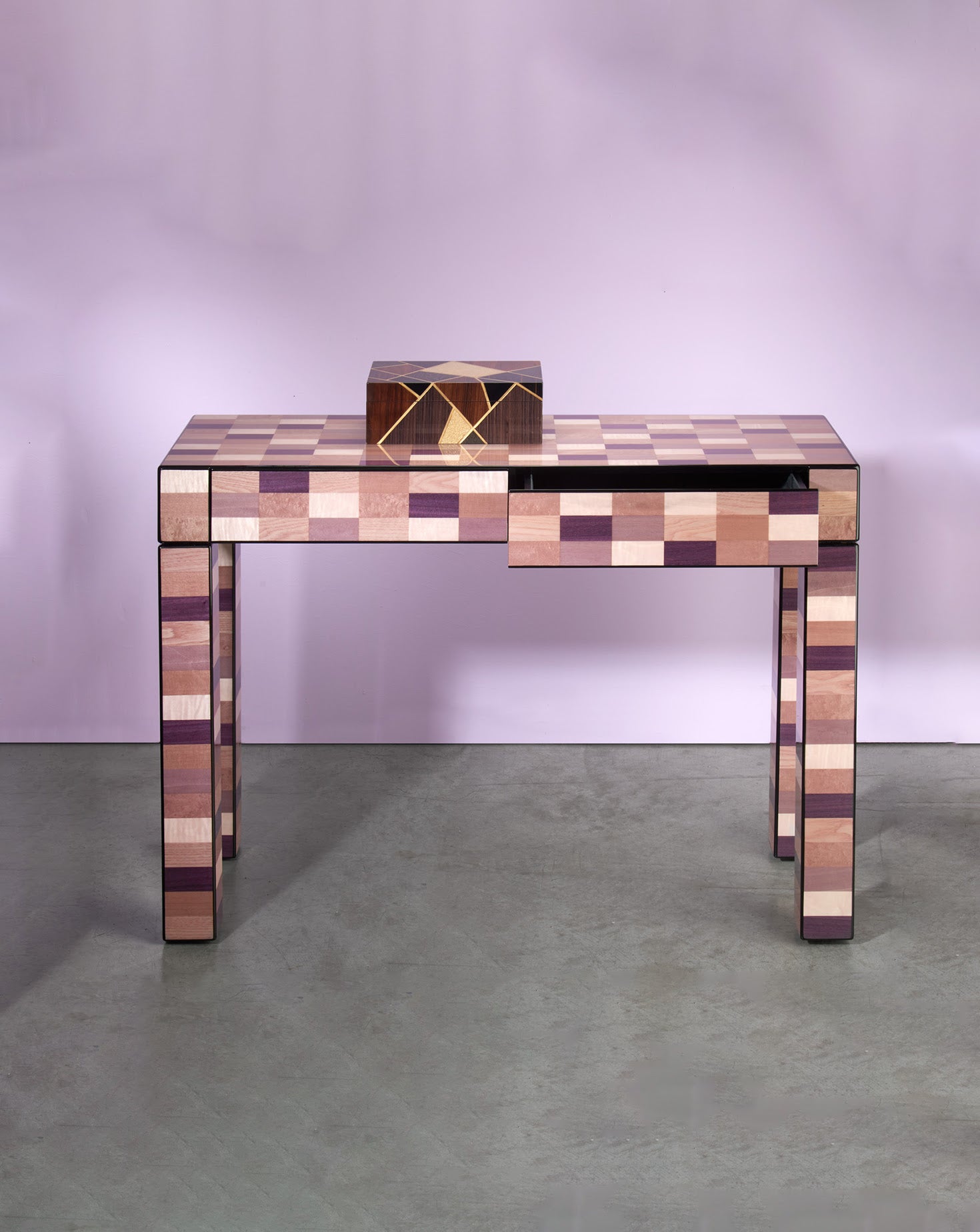 Venezia Wood and Inlay Veneer Desk