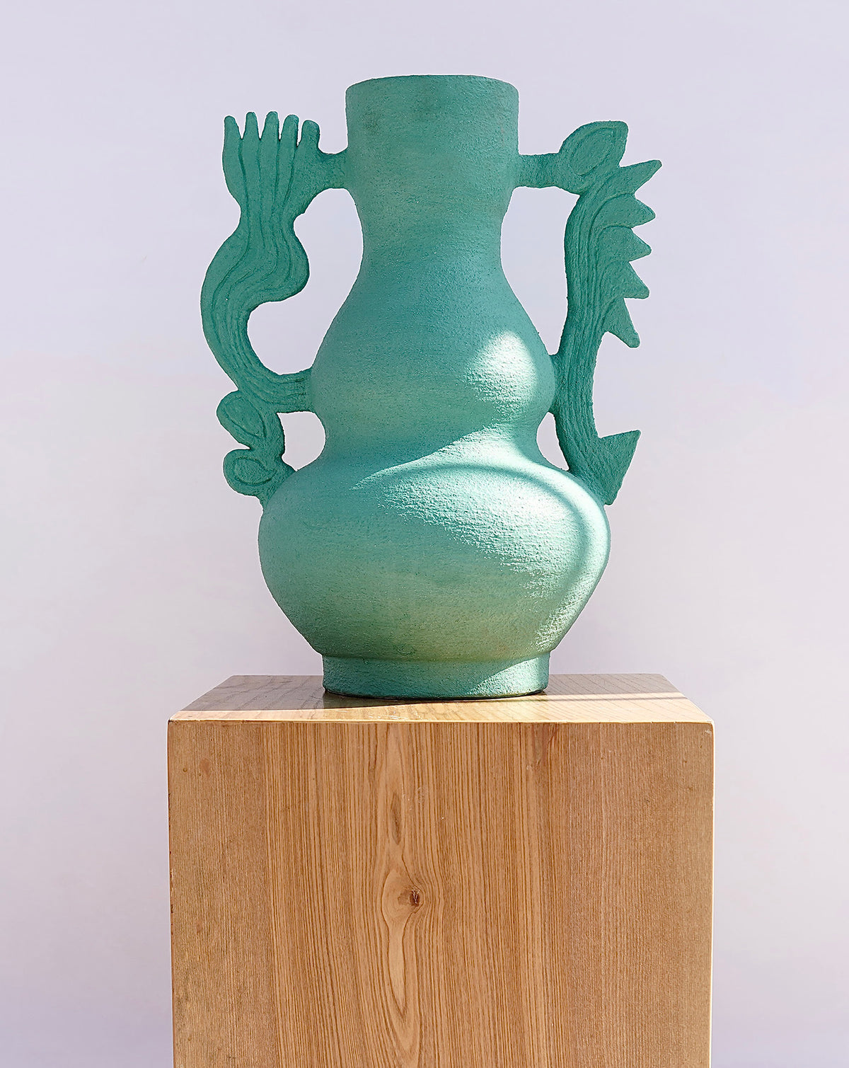 Zuri Ceramic Green Vase