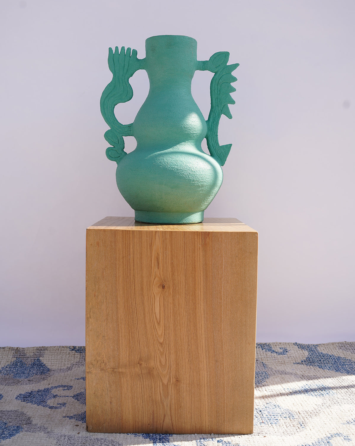 Zuri Ceramic Green Vase