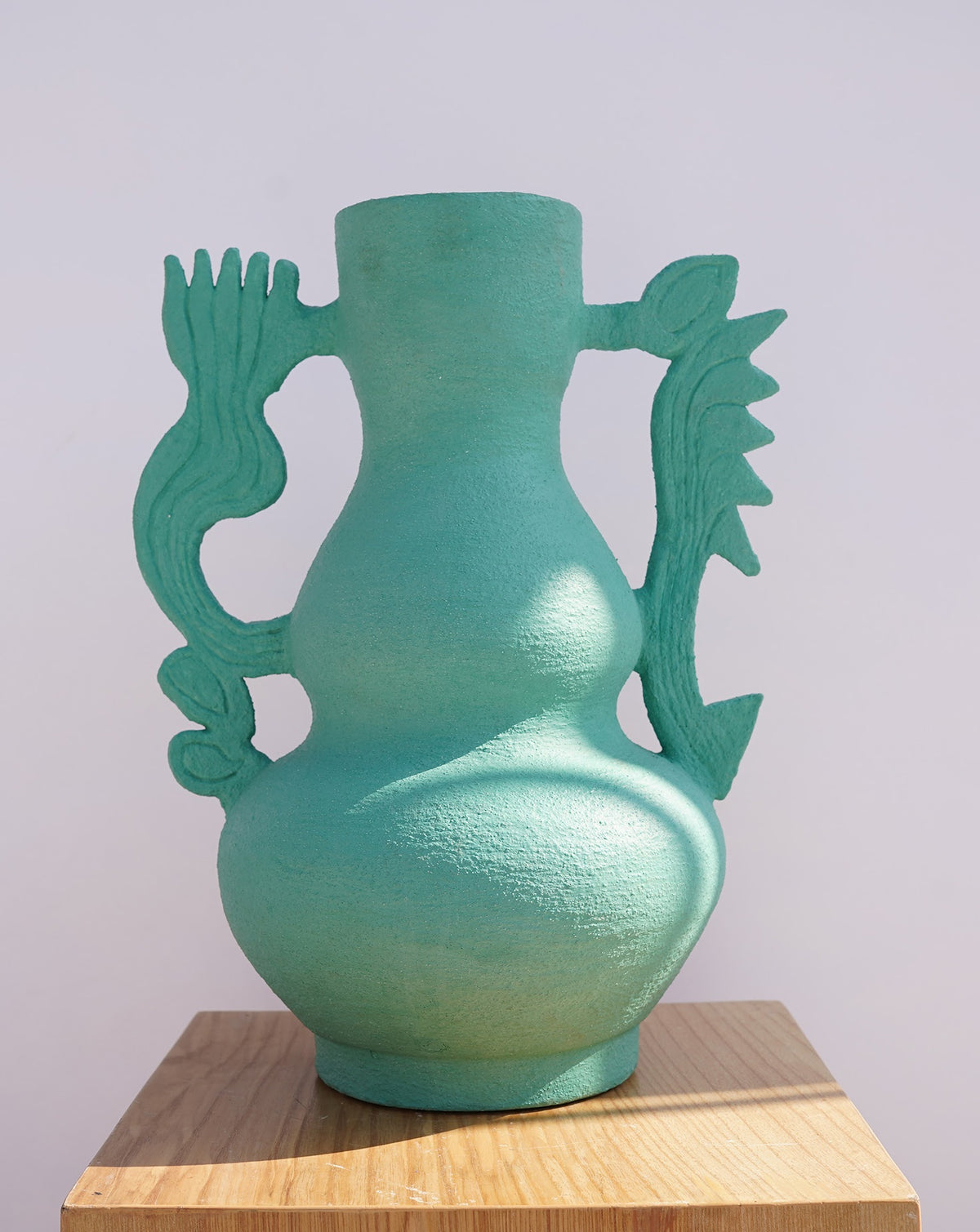 Zuri Ceramic Green Vase