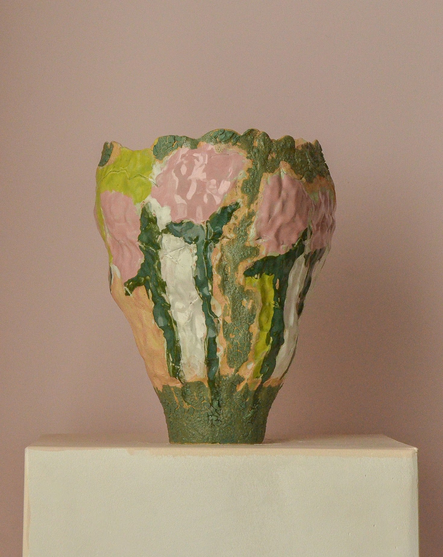 A Practiced Rebellion Glazed Stoneware Sculpture