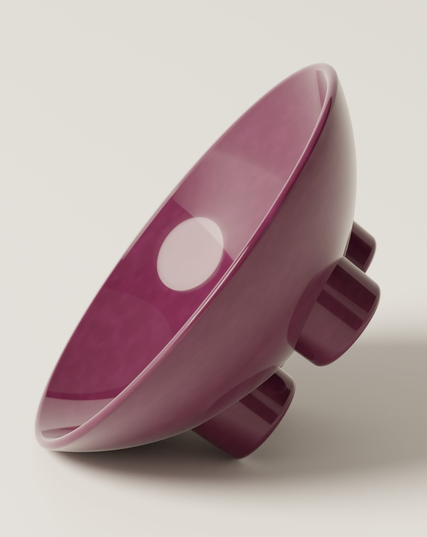 Handcrafted Glazed Ceramic Fruit Bowl